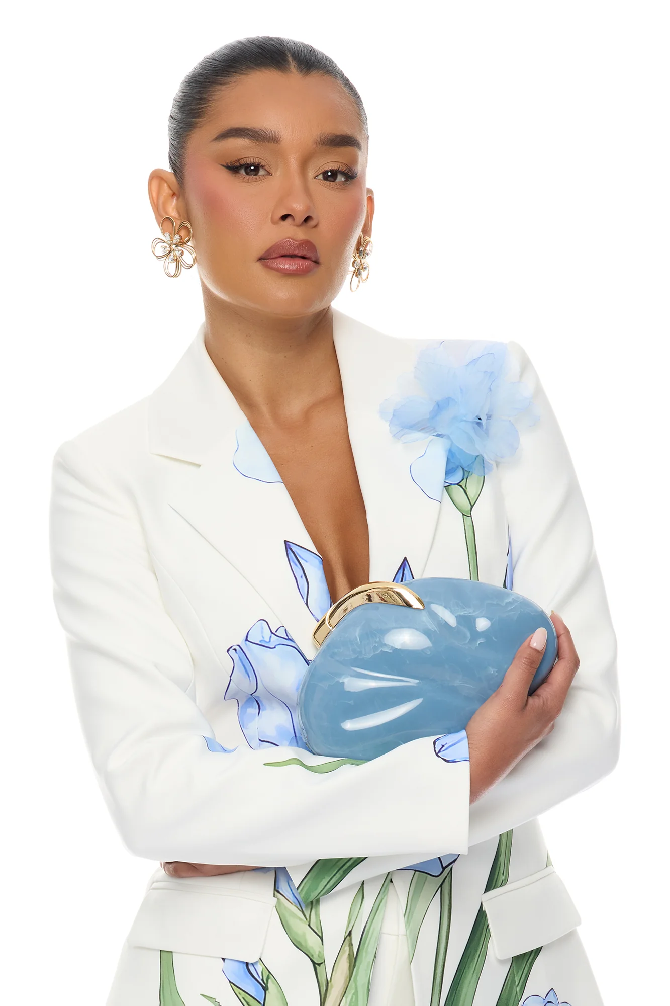 Aphrodite's Shell Clutch - Blue - Image 2