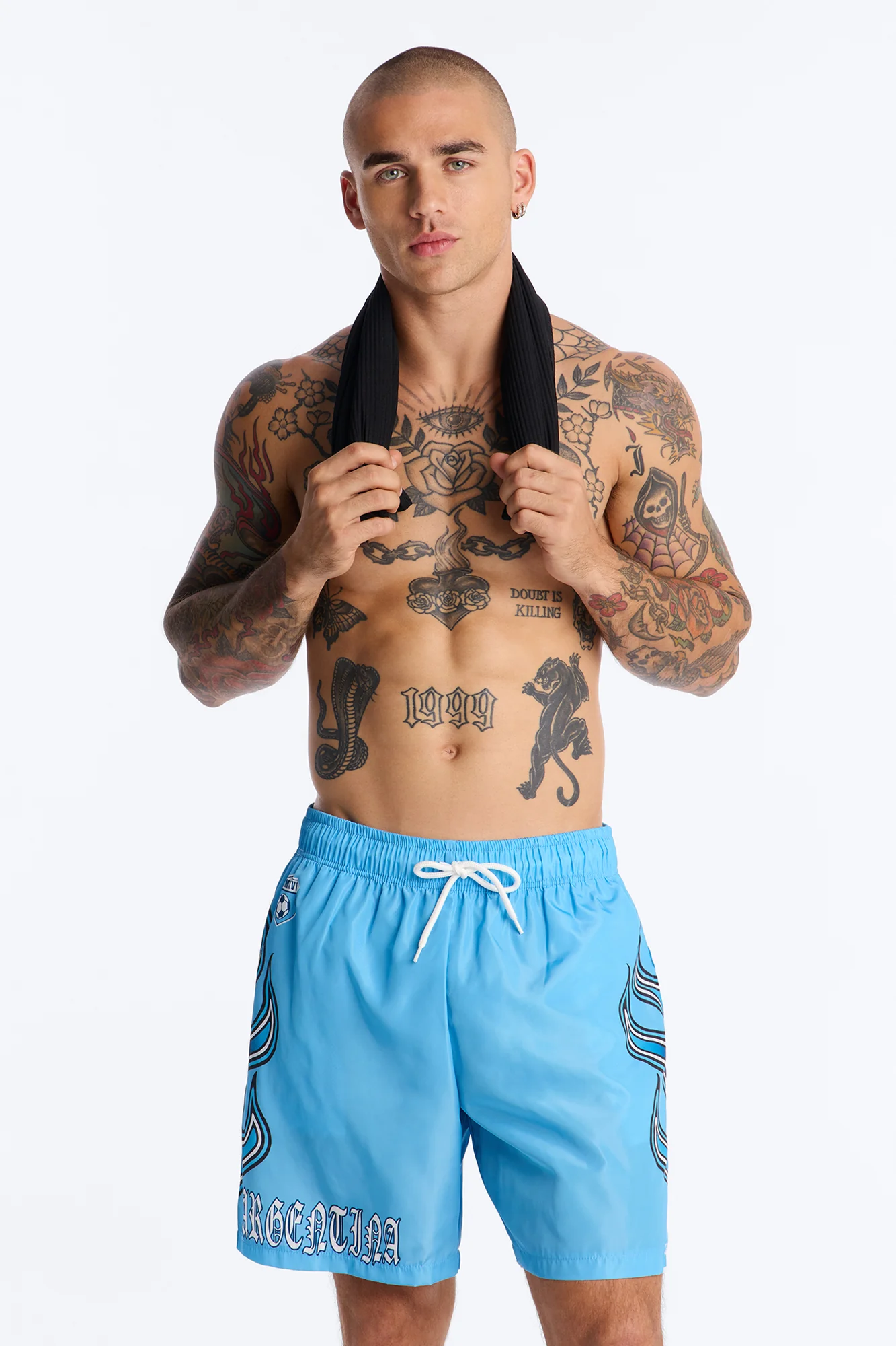 Argentina Circuit Velocity Swim Trunk 7″ - Blue/combo - Image 3