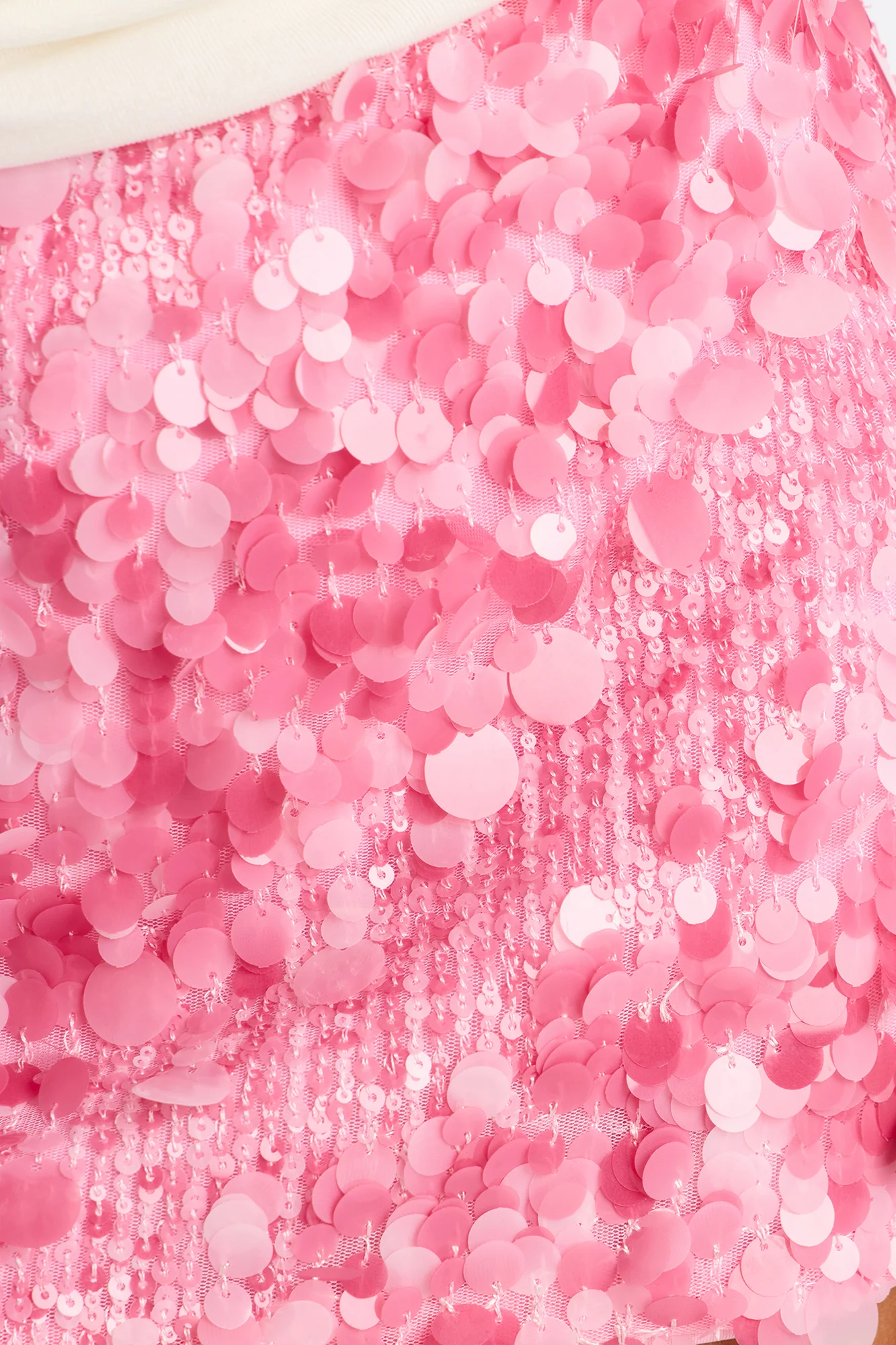 Ariel Micro Mini Sequin Skort - Pink - Image 3