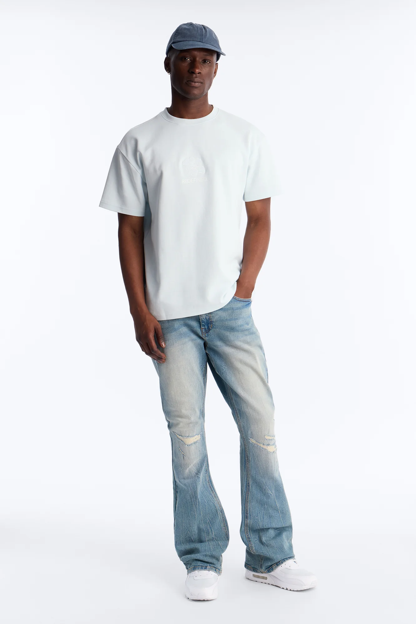 Art Registry Division Heavy Weight Short Sleeve Tee - Light Blue - Image 2