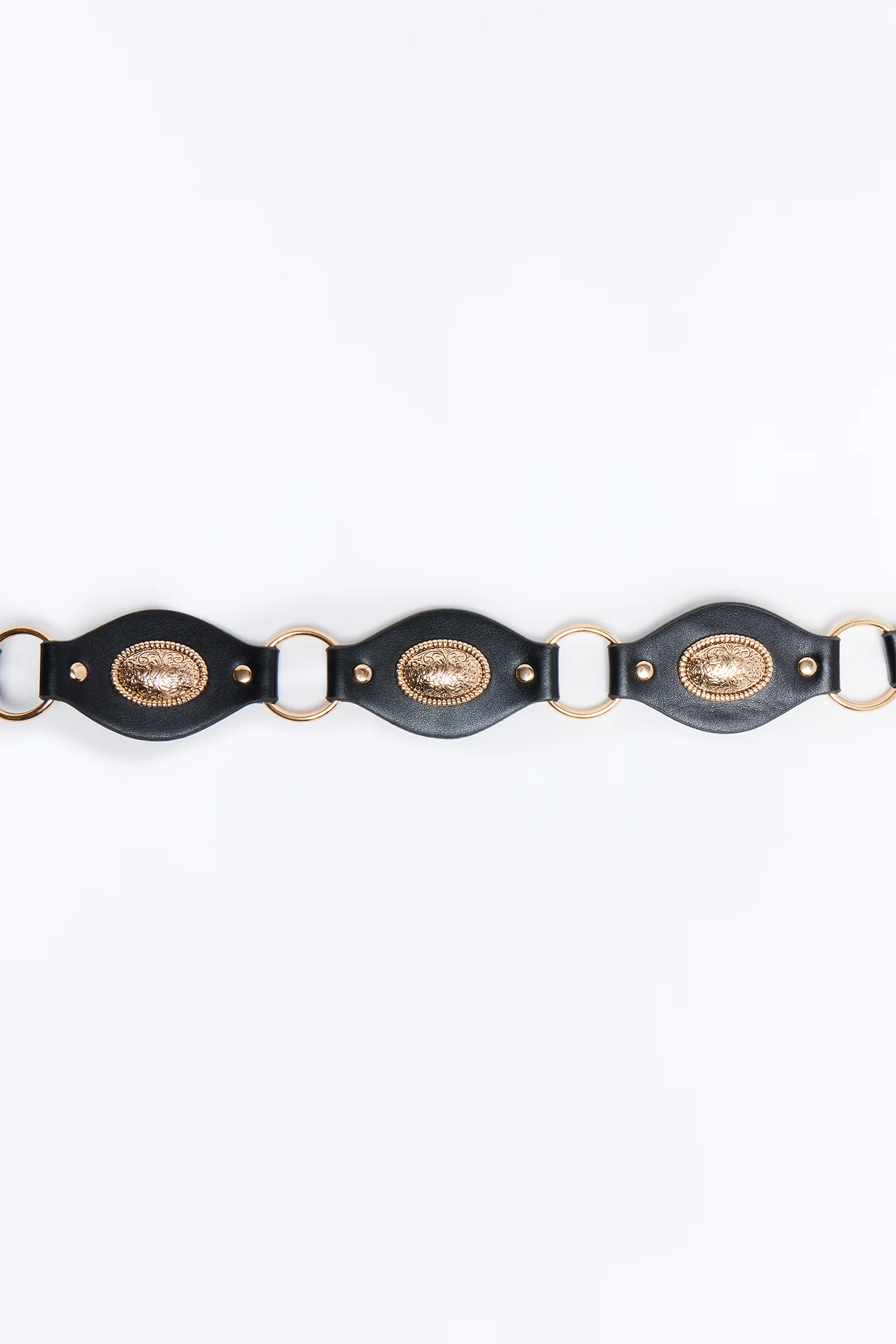 At My Waist O-Ring Chain Belt - Black - Image 3