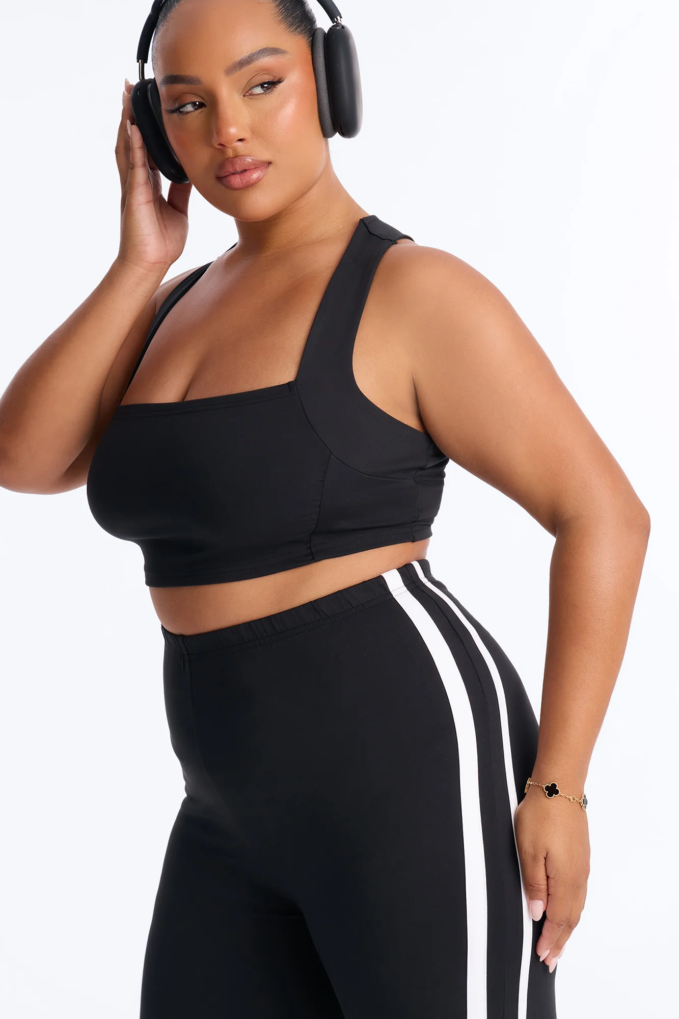 Athena Capri Set - Black/White - Image 6