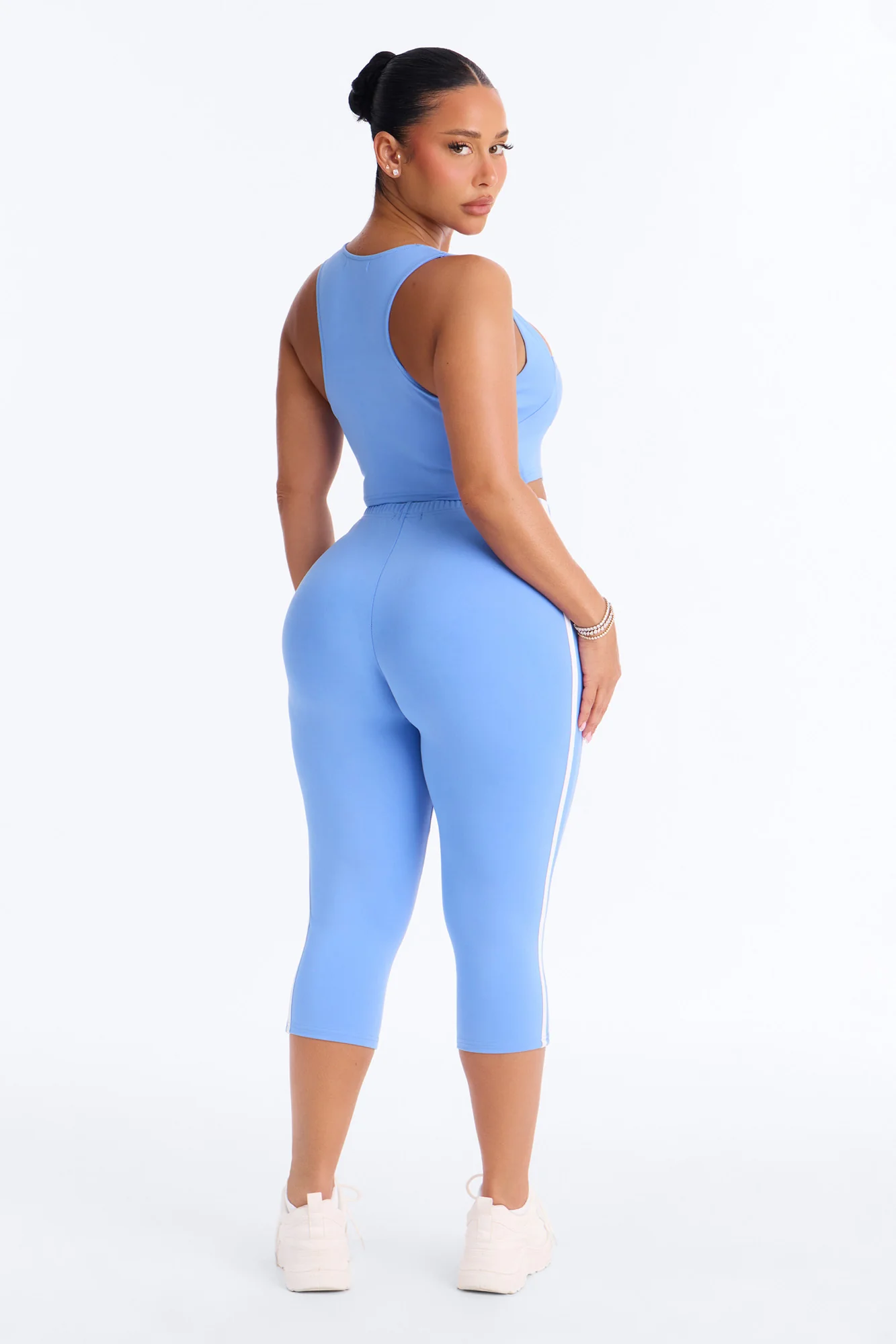 Athena Capri Set - Blue/combo - Image 4