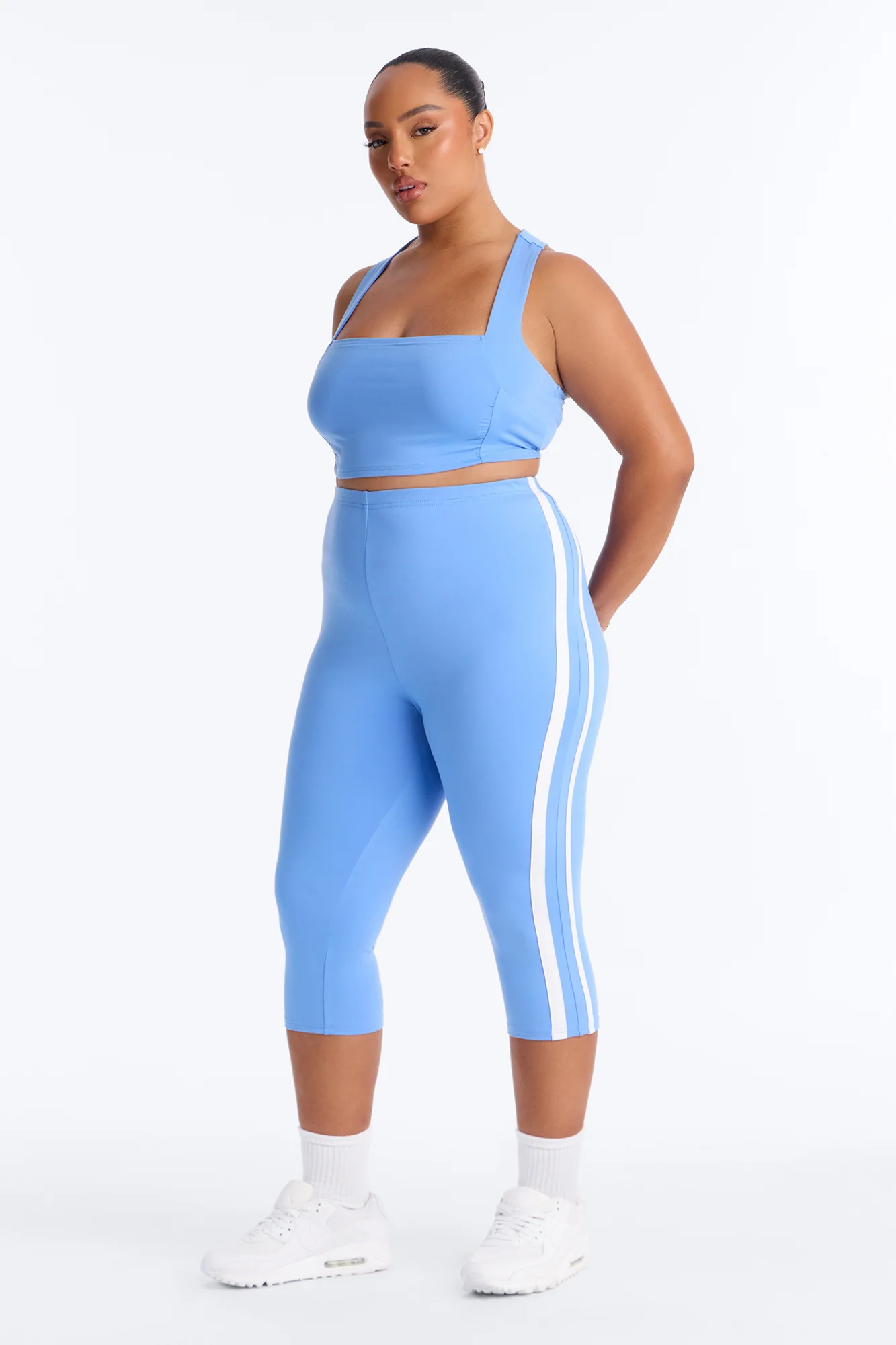 Athena Capri Set - Blue/combo - Image 5