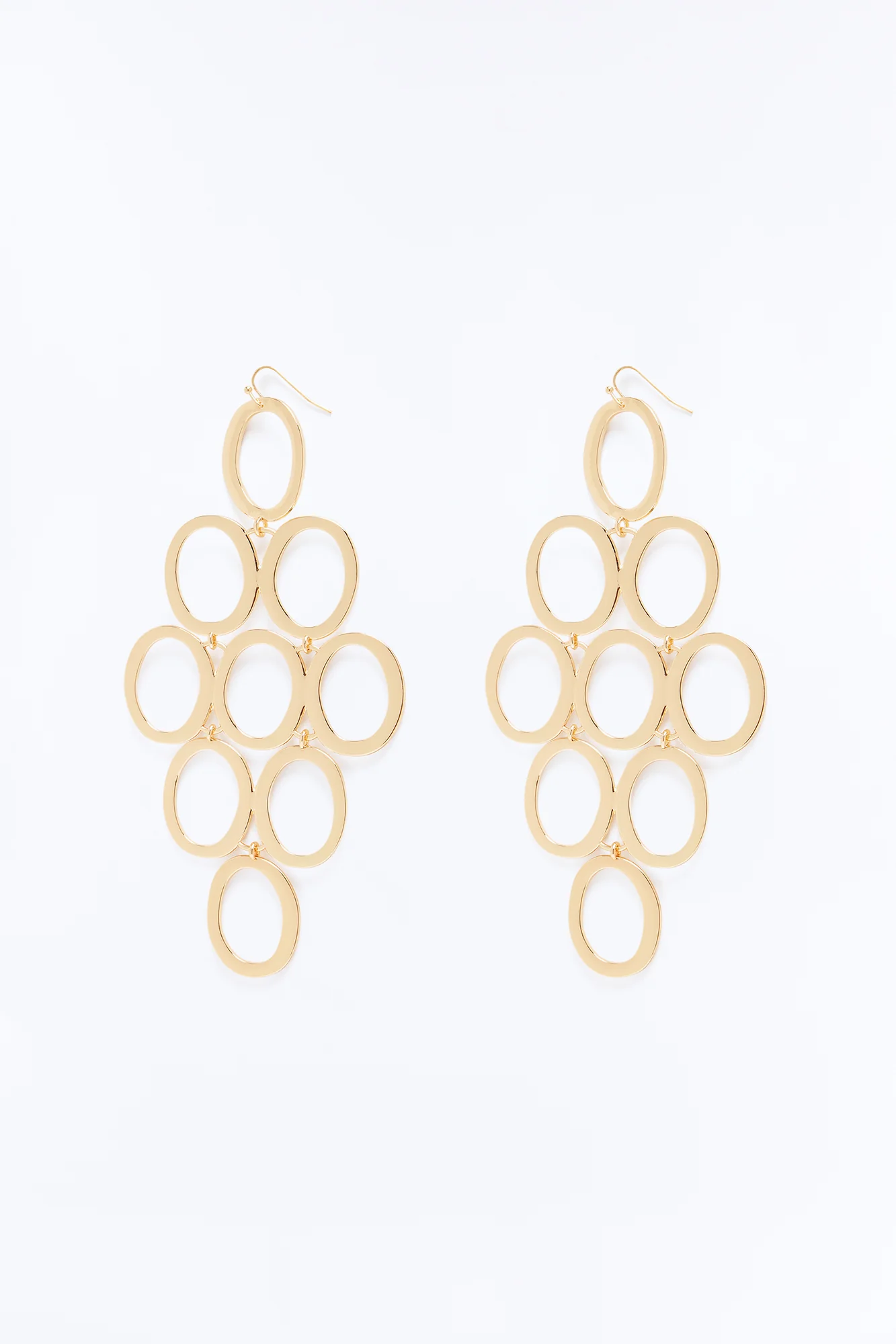 Aura Statement Earrings - Gold - Image 3