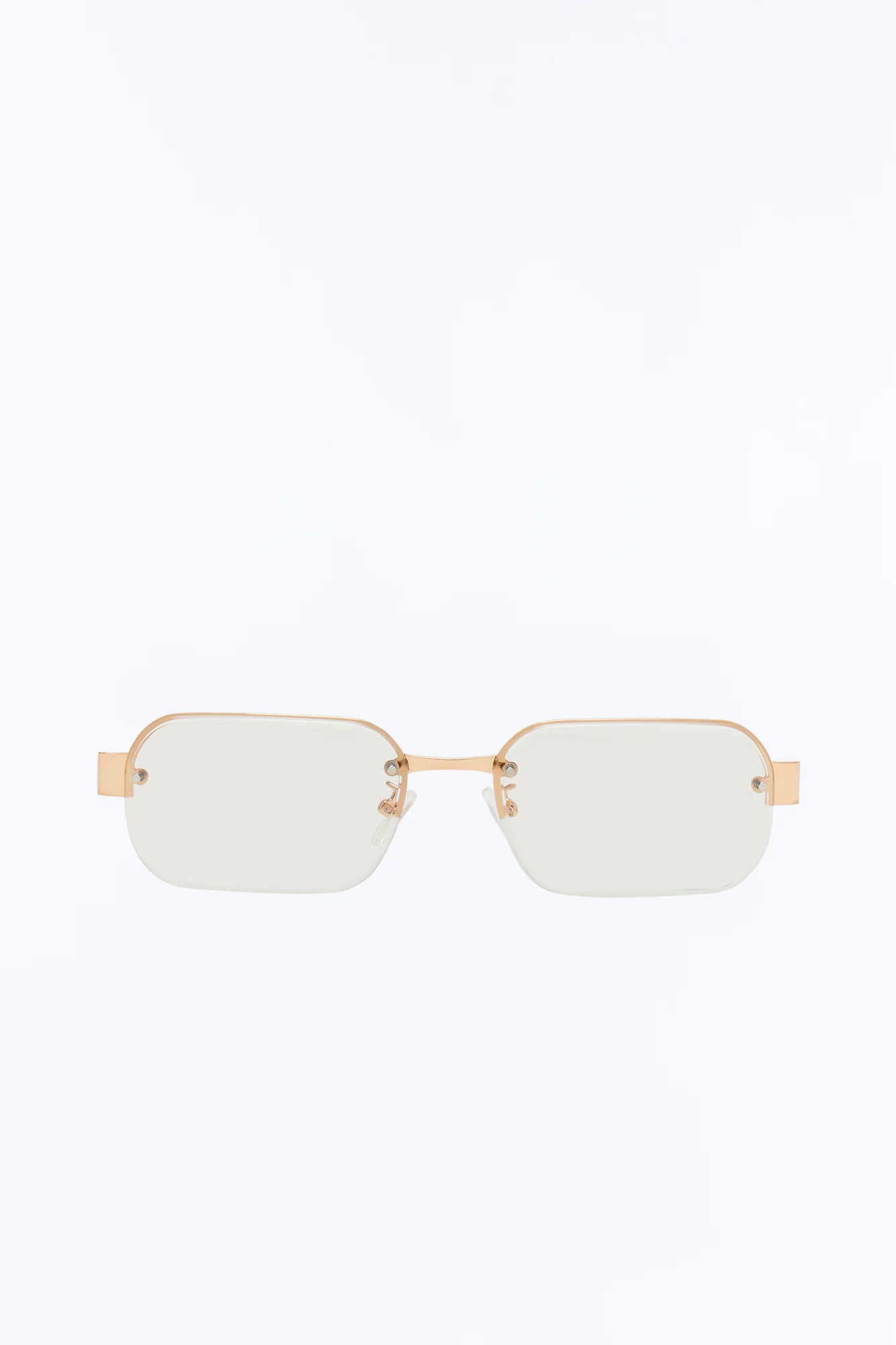 Aurum Pulse Sunglasses - Gold/Clear - Image 3