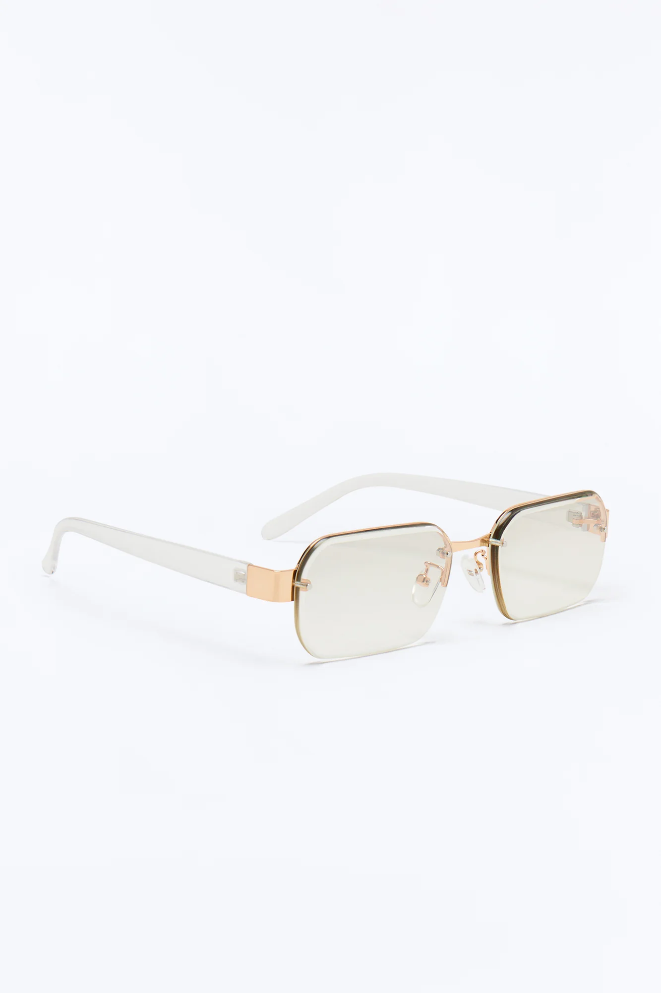 Aurum Pulse Sunglasses - Gold/Clear - Image 4