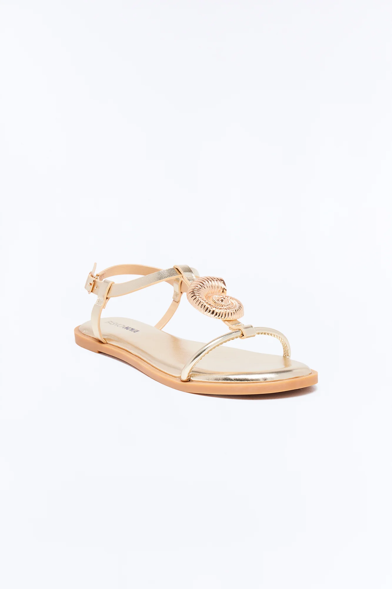 Avida Shell Sandals - Gold - Image 2