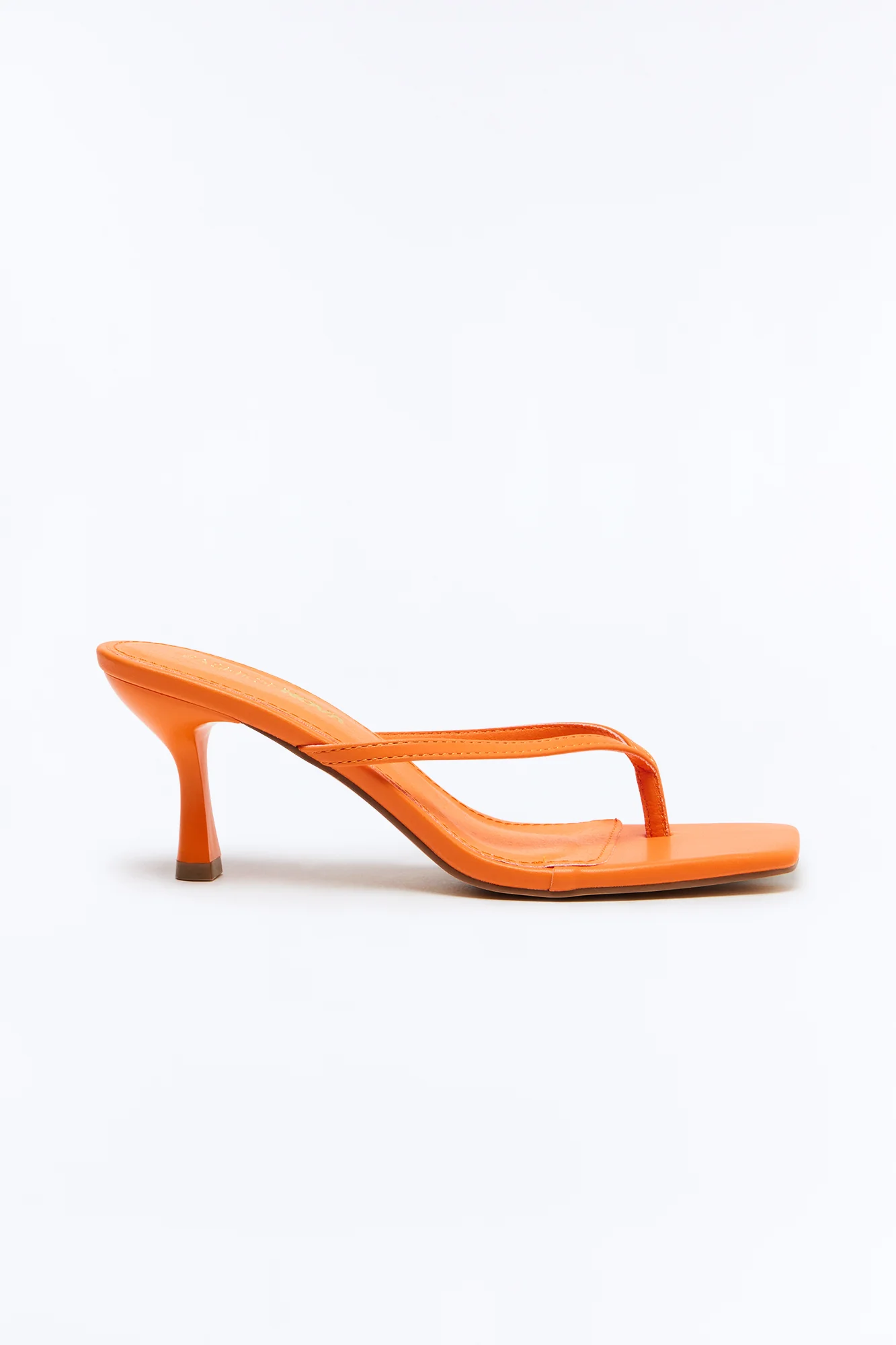Ayla Thong Mules - Orange