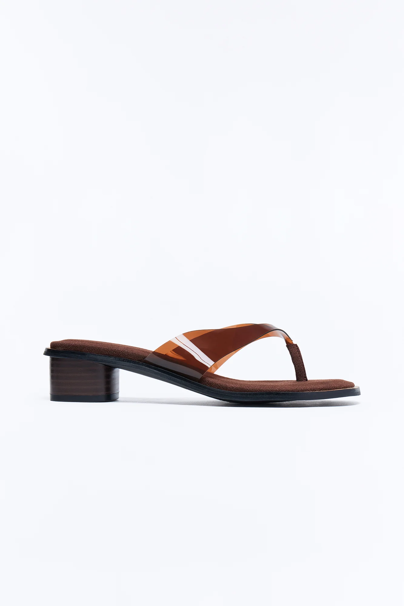 Azaria Thong Heels - Brown