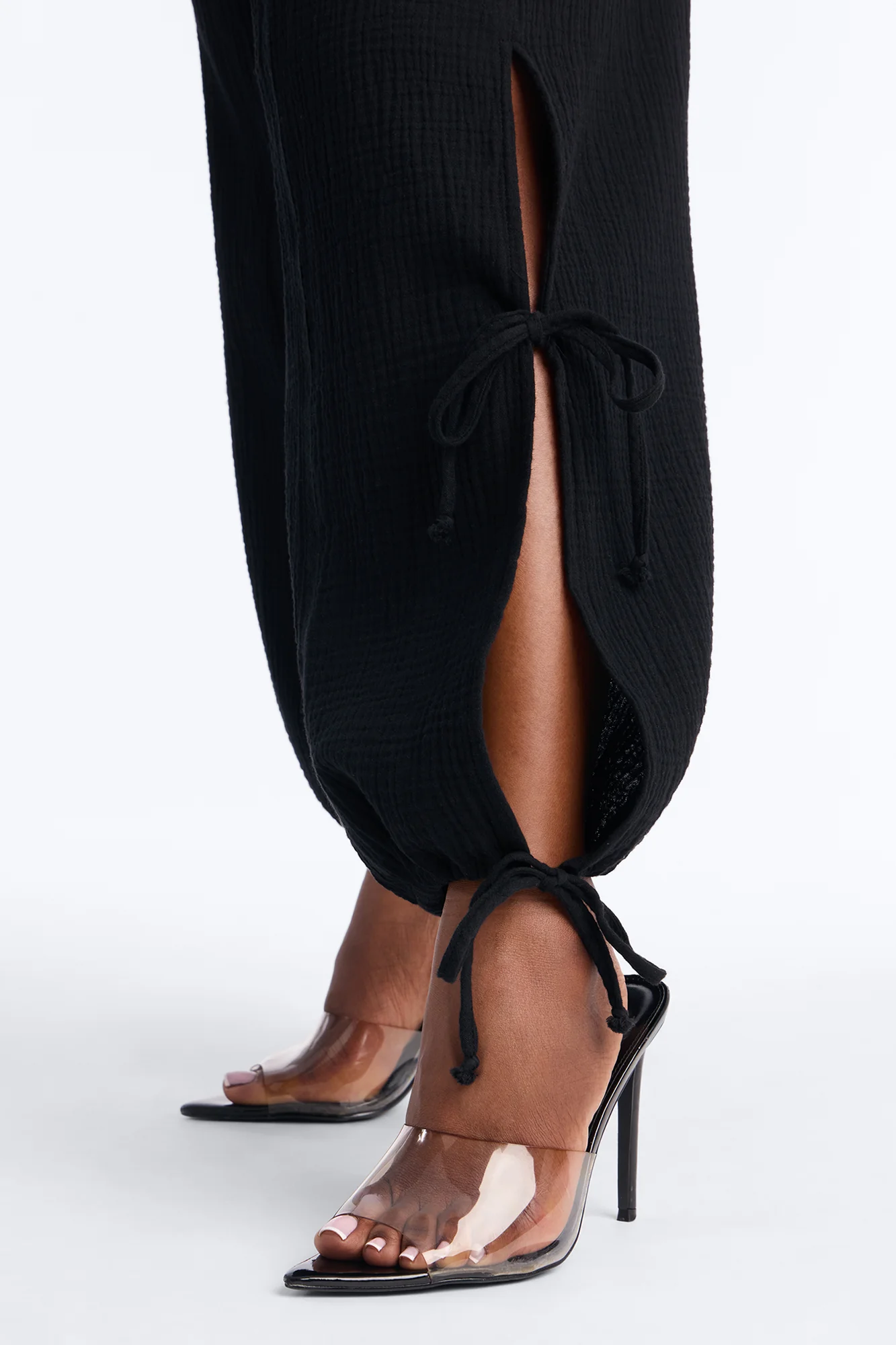 Azuki Balloon Pant Set - Black - Image 8