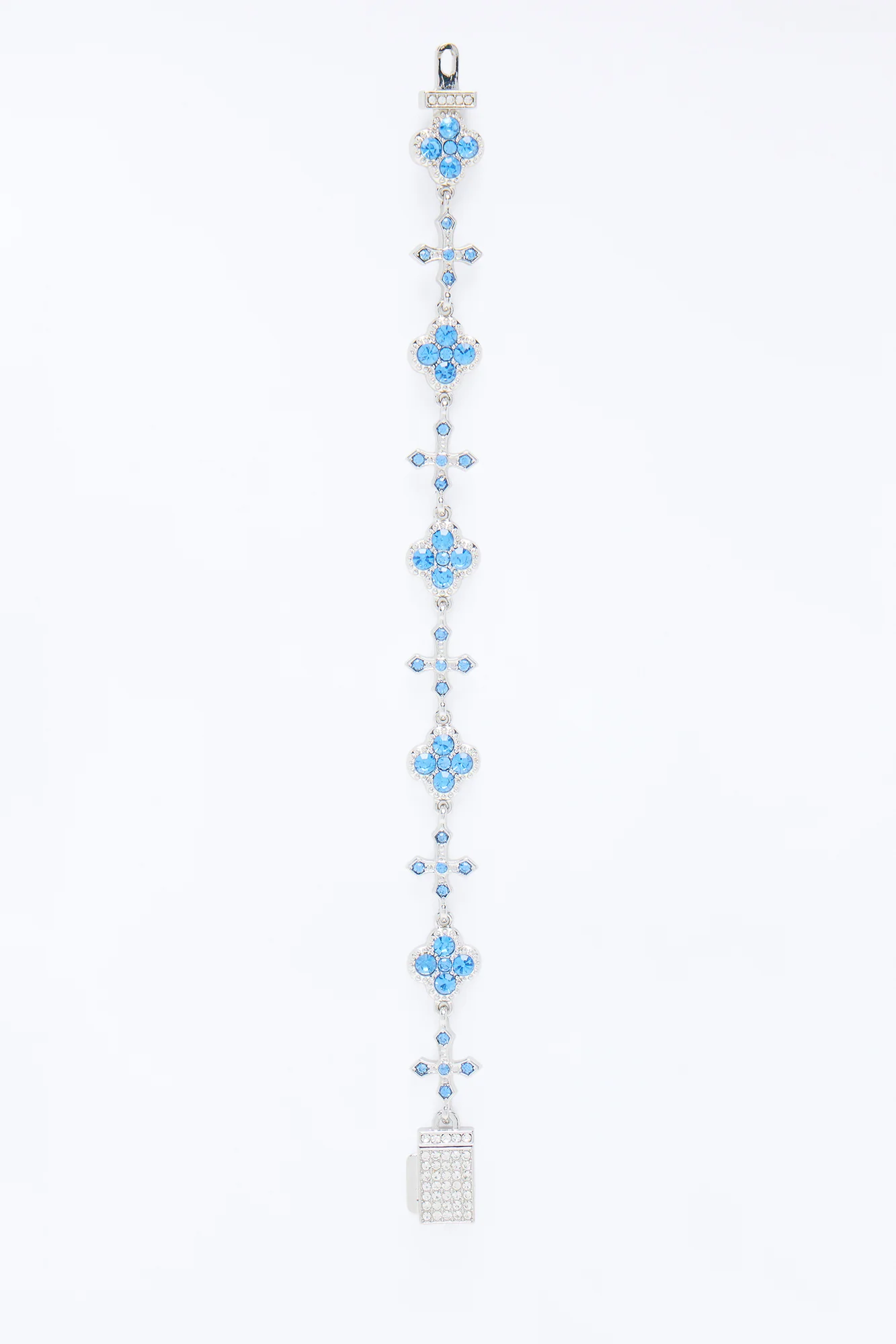 Azure Cross and Creed Bracelet - Silver - Image 2