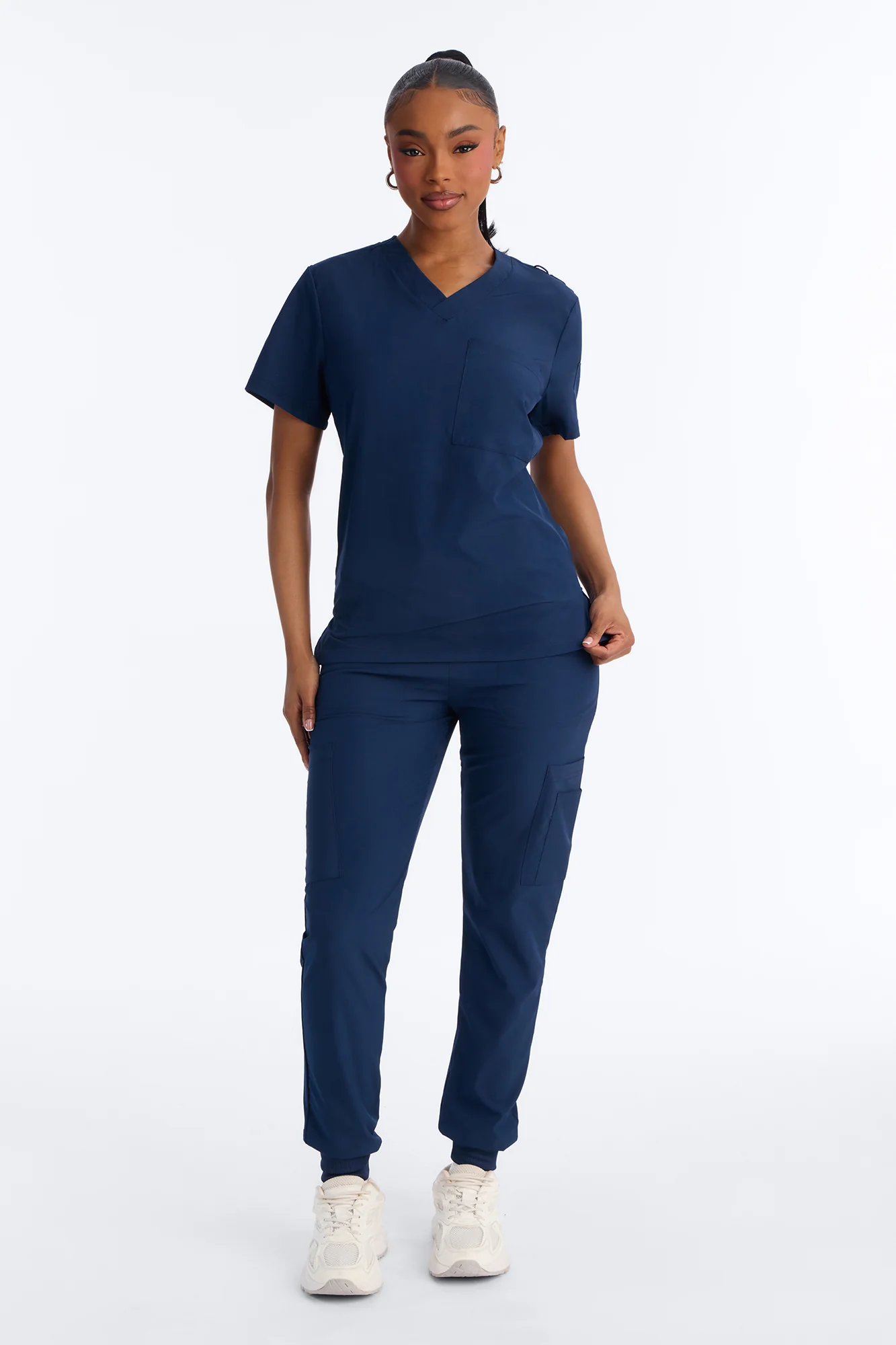 Back In Action Scrub Set - Navy