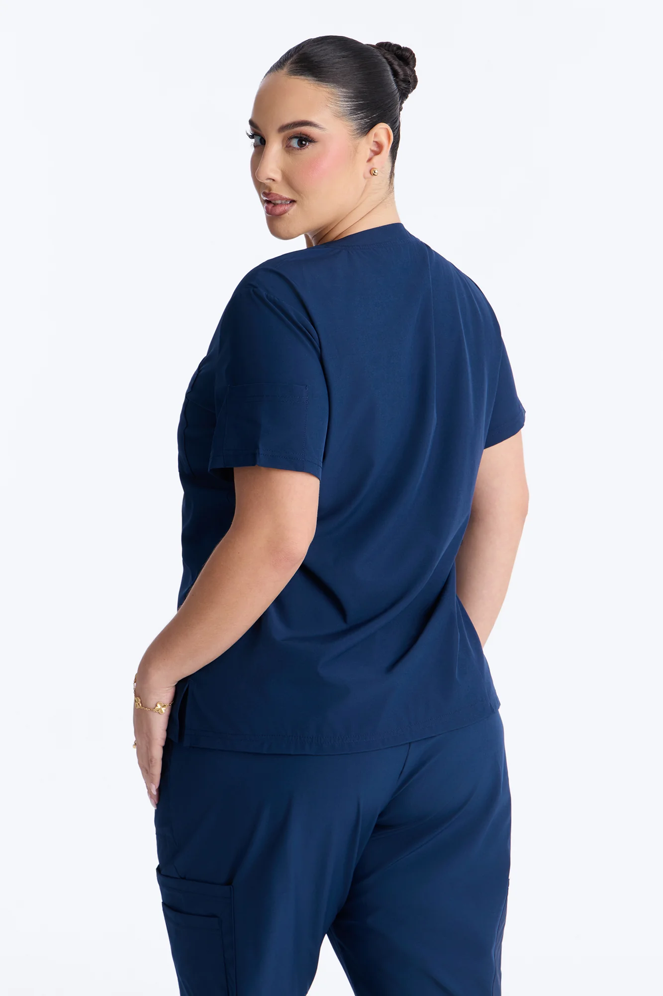 Back In Action Scrub Set - Navy - Image 7