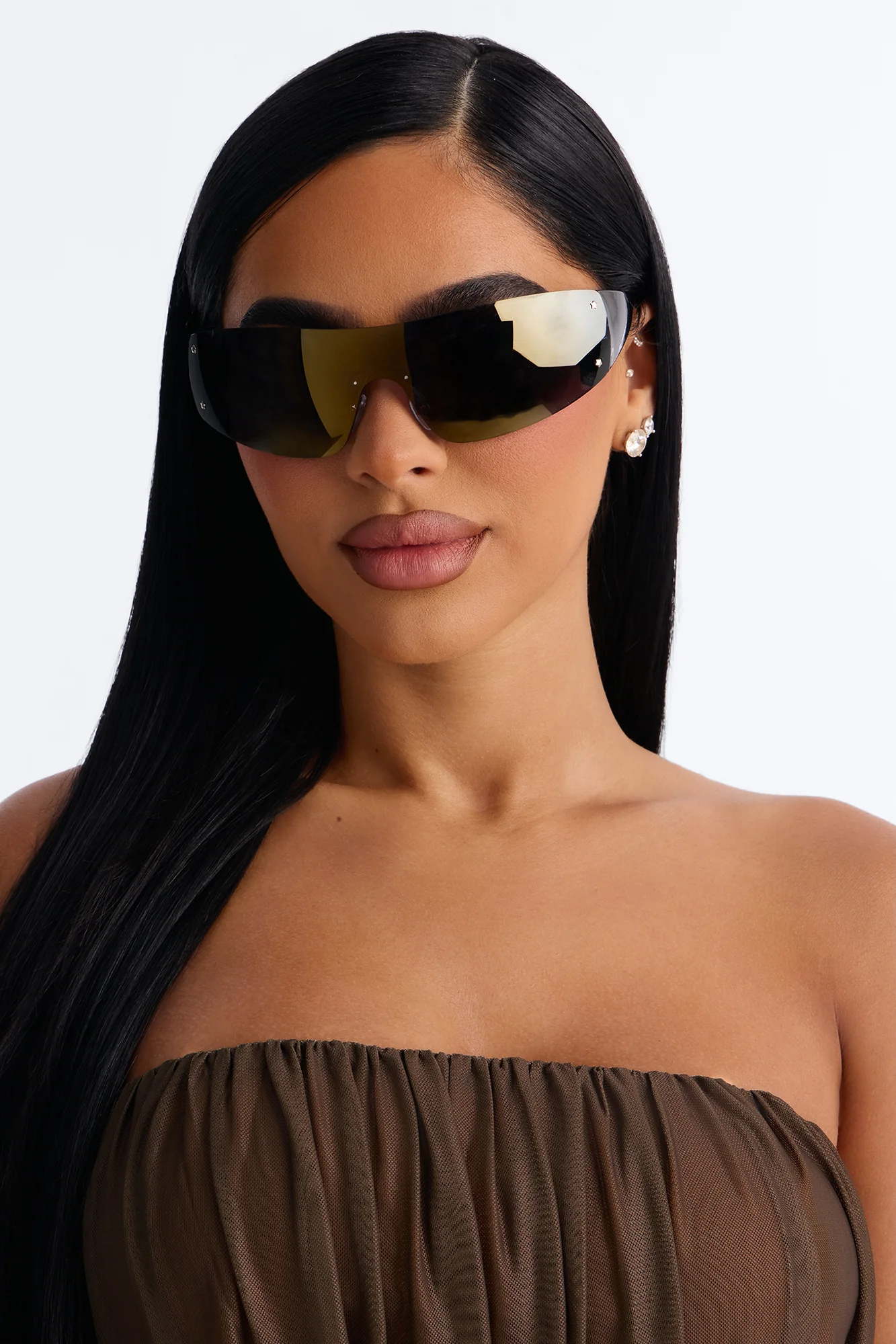 Baddie Blaze Sunglasses - Gold