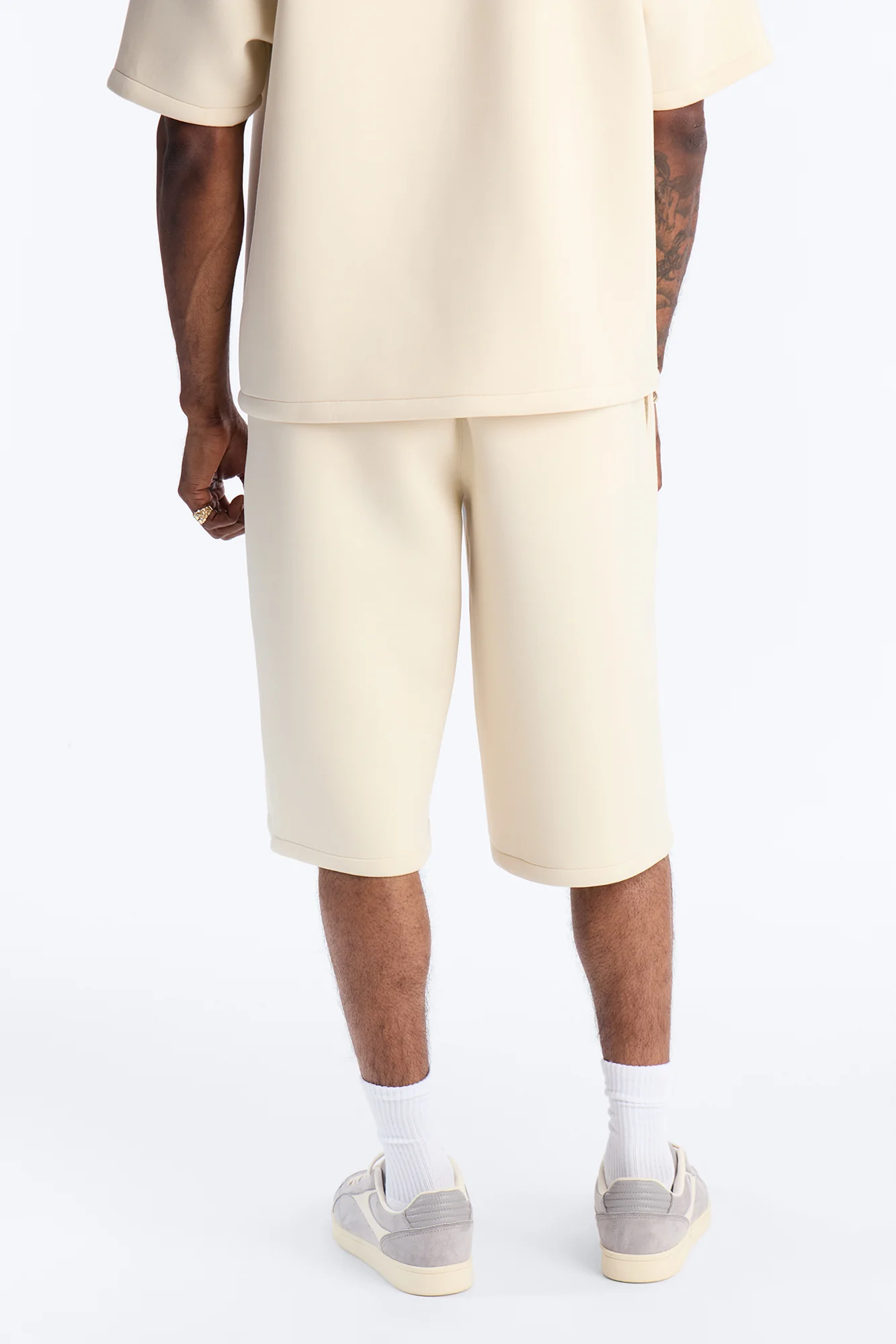 Baggy Arclight Interlock Short - Cream - Image 5