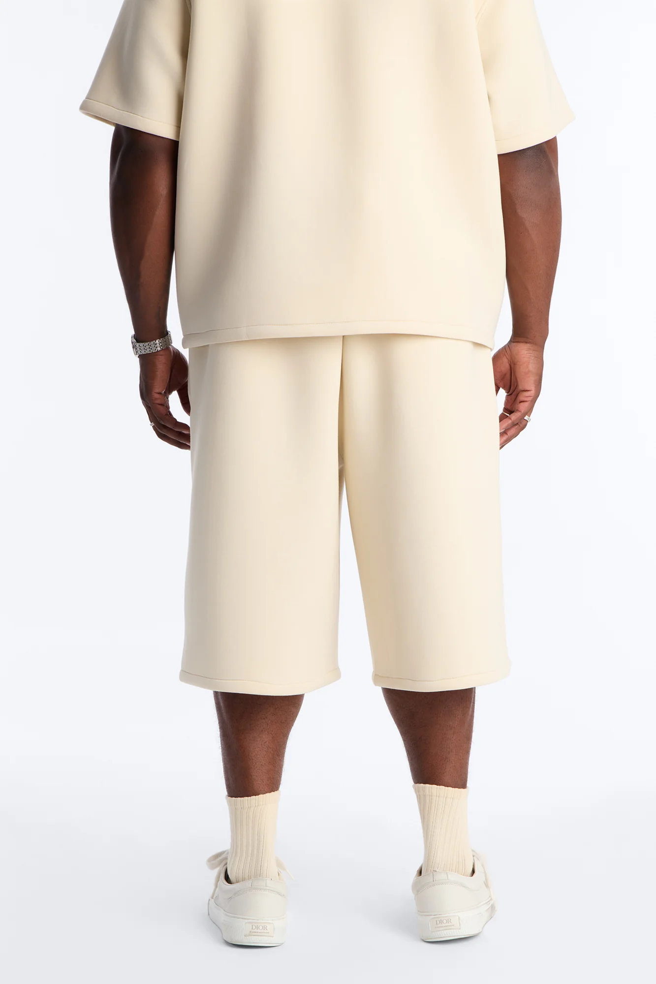 Baggy Arclight Interlock Short - Cream - Image 9