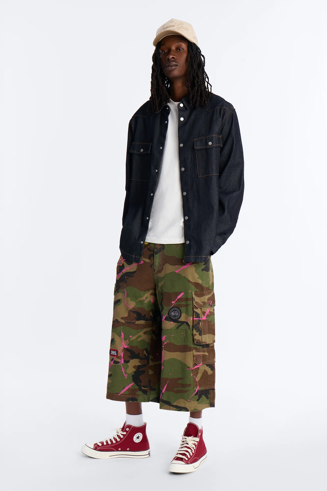 Baggy Art Collide Short - Camouflage - Image 2