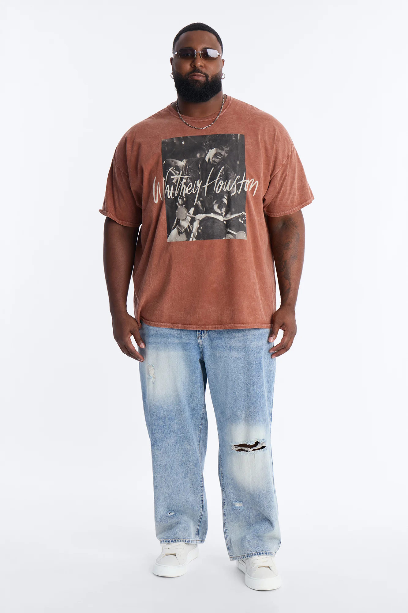 Baggy Bleached Legacy Jean - Light Wash - Image 6