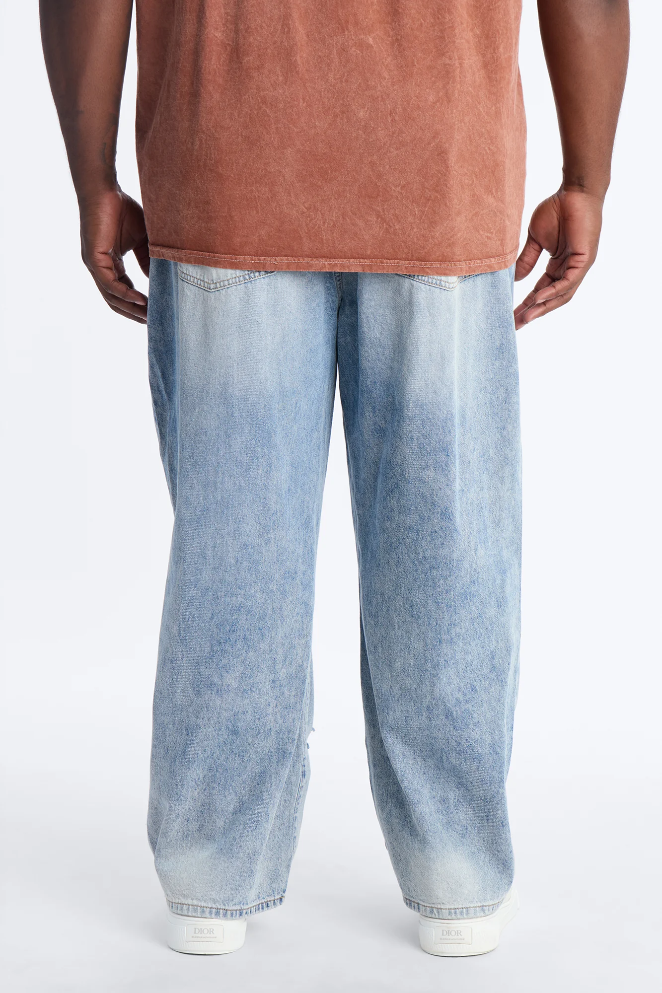 Baggy Bleached Legacy Jean - Light Wash - Image 8