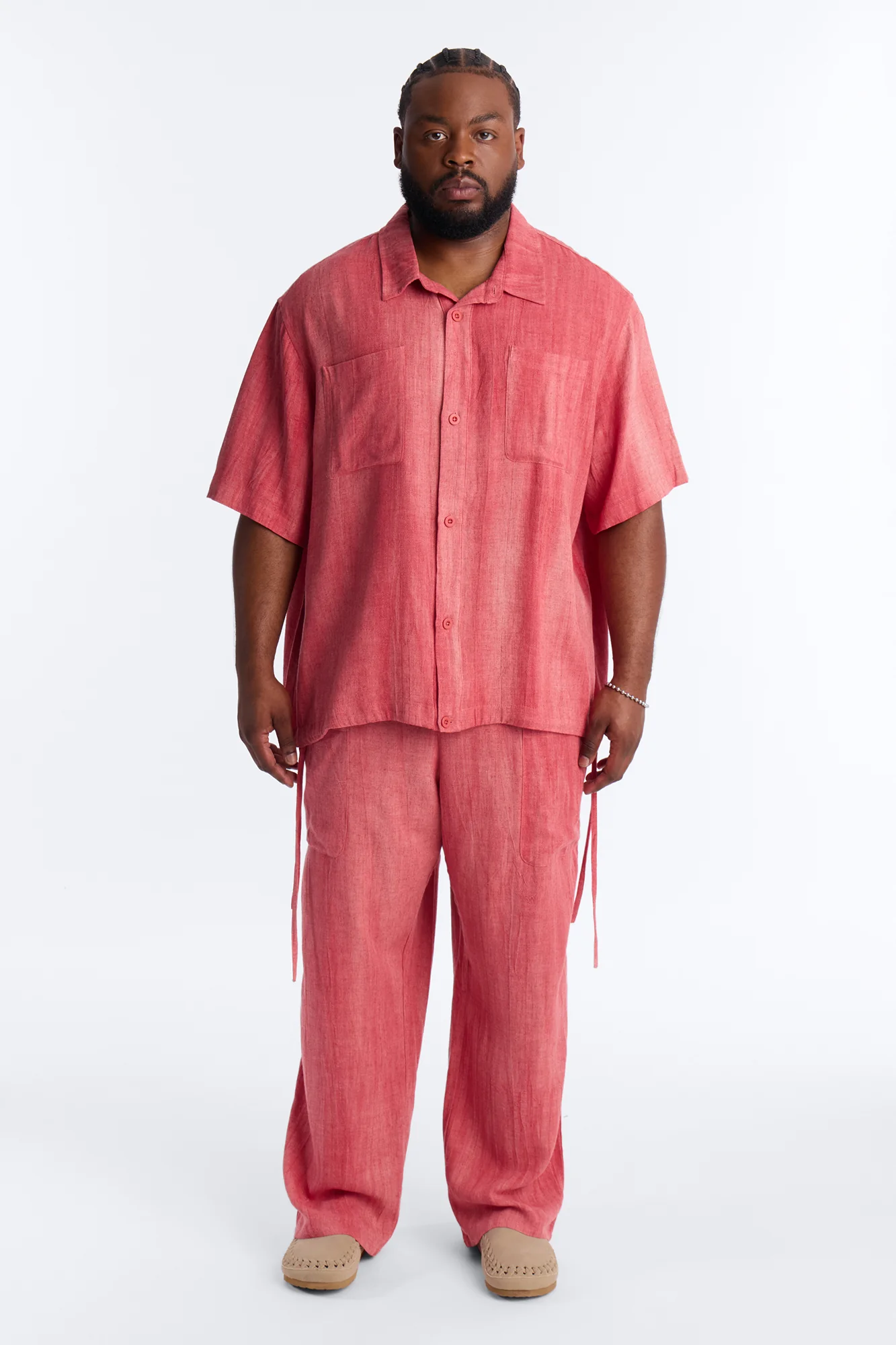 Baggy Desert Oasis Pant - Red - Image 6