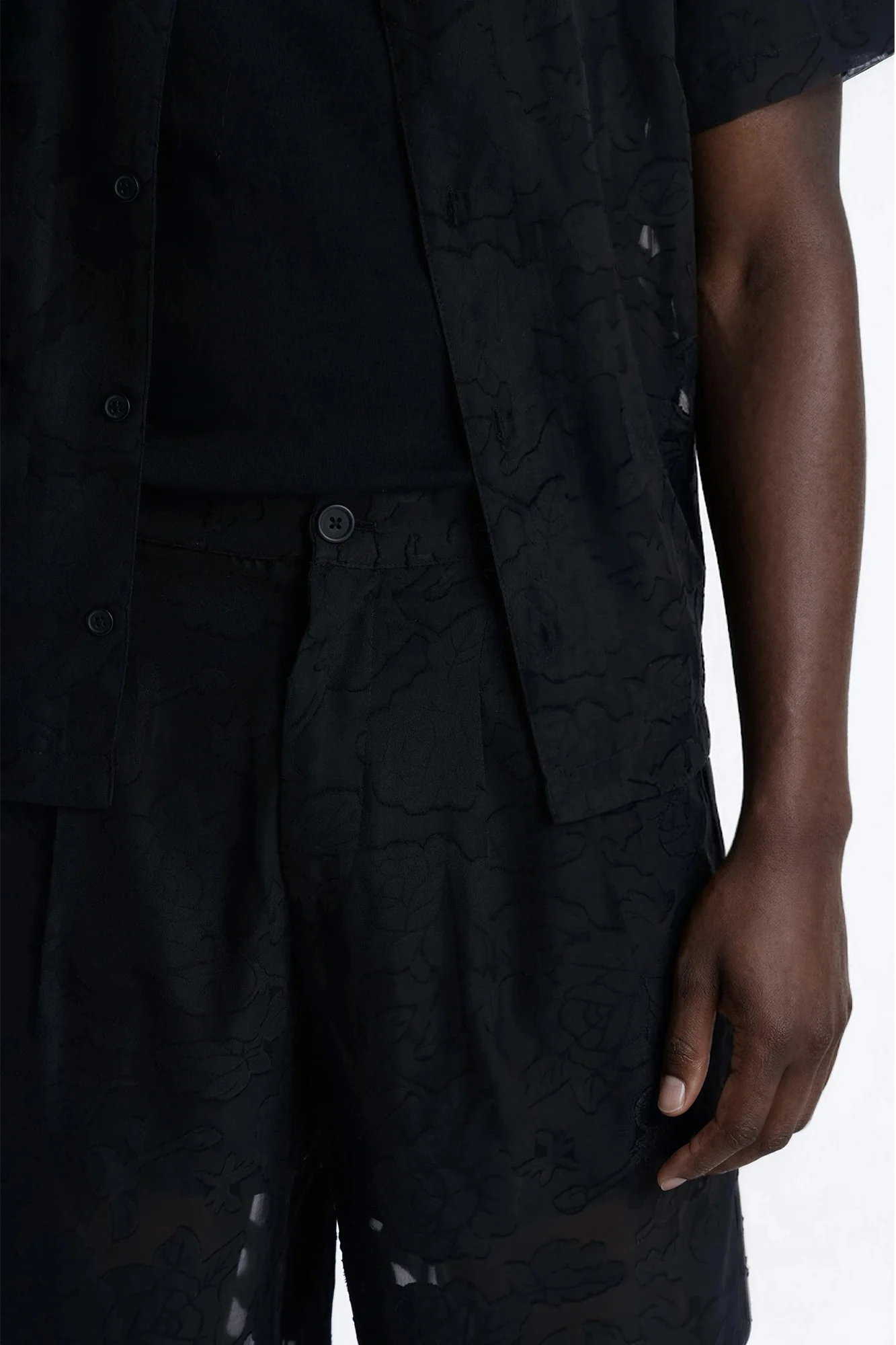 Baggy Duskforged Desert Rose Short - Black - Image 3