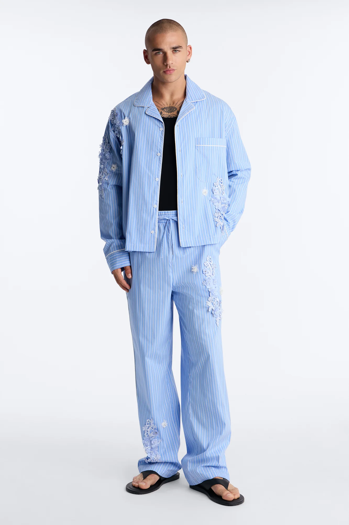 Baggy Field Notes Pant - Blue/combo - Image 2