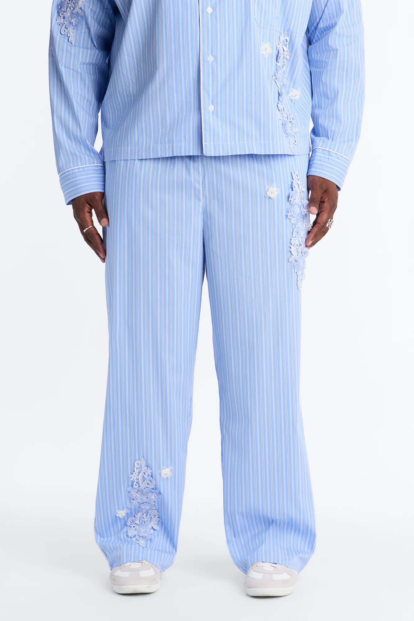 Baggy Field Notes Pant - Blue/combo - Image 5