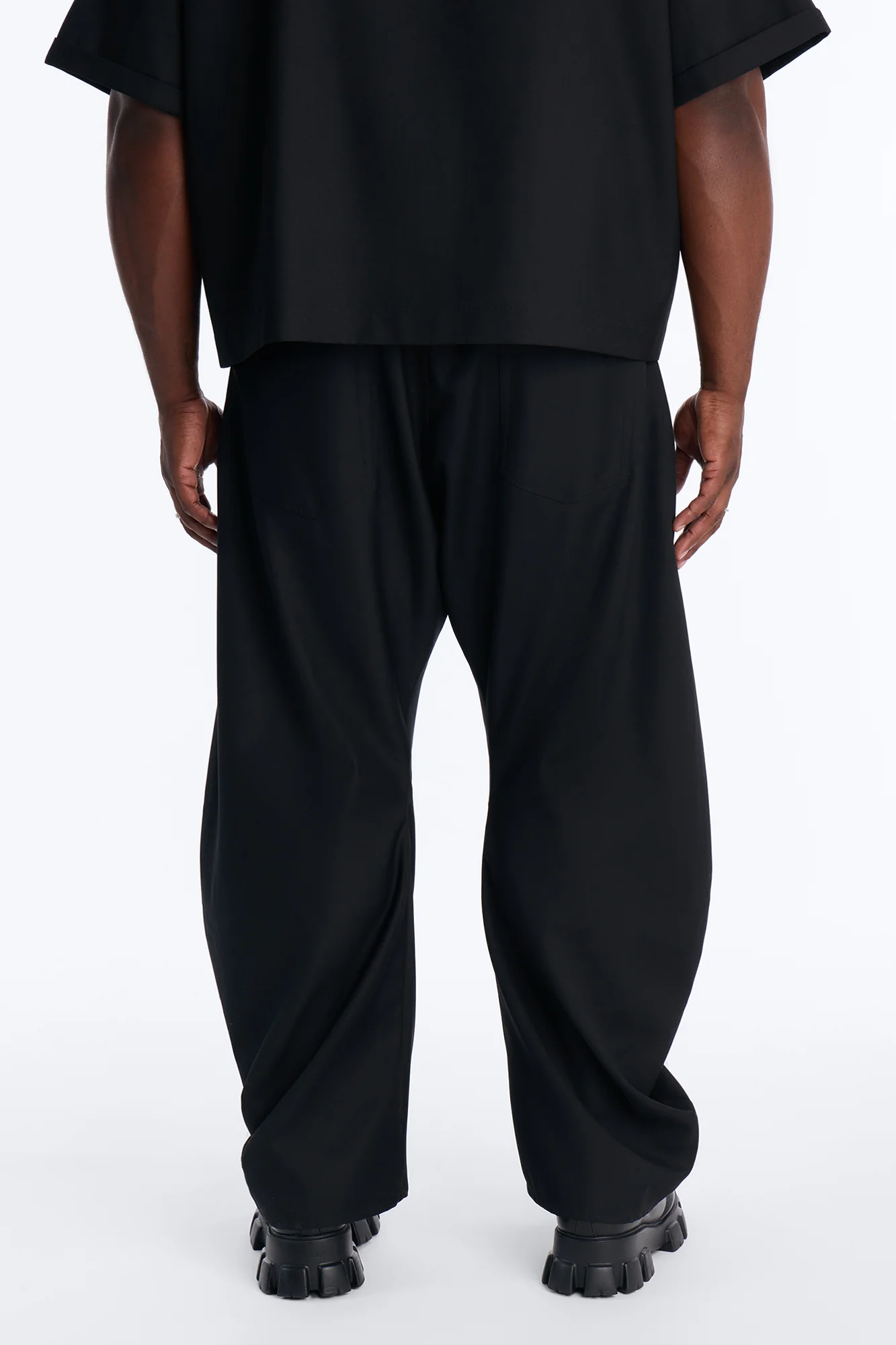 Baggy Icon Quad Trouser - Black - Image 9