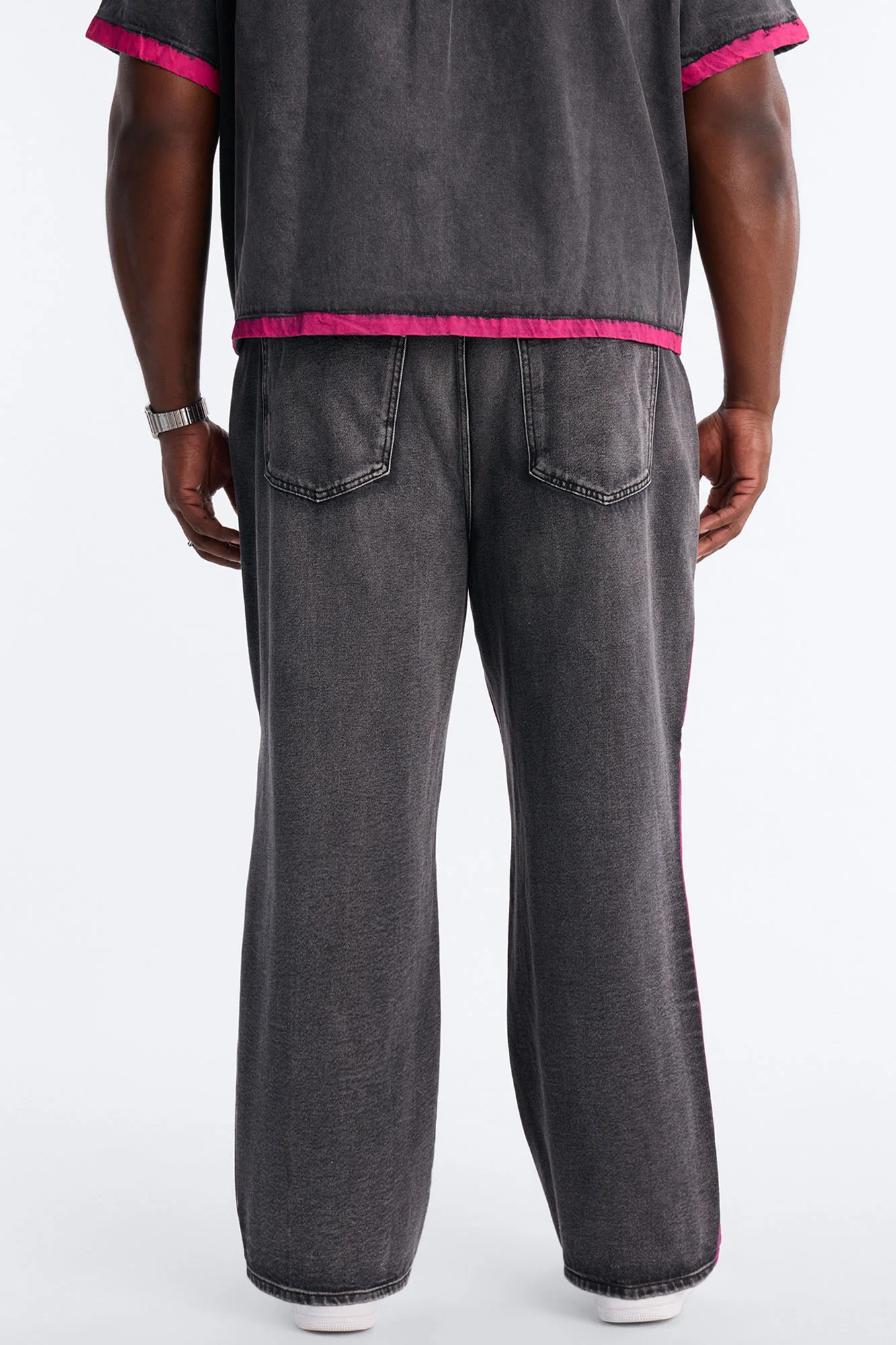 Baggy In My Aura Jeans - Black Wash - Image 8
