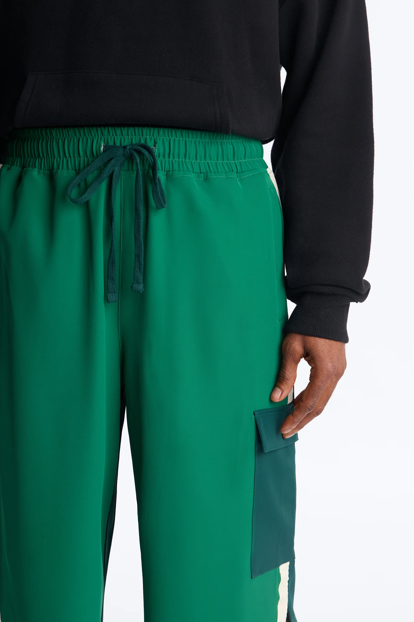 Baggy Manchester Colorblock Short - Green - Image 3