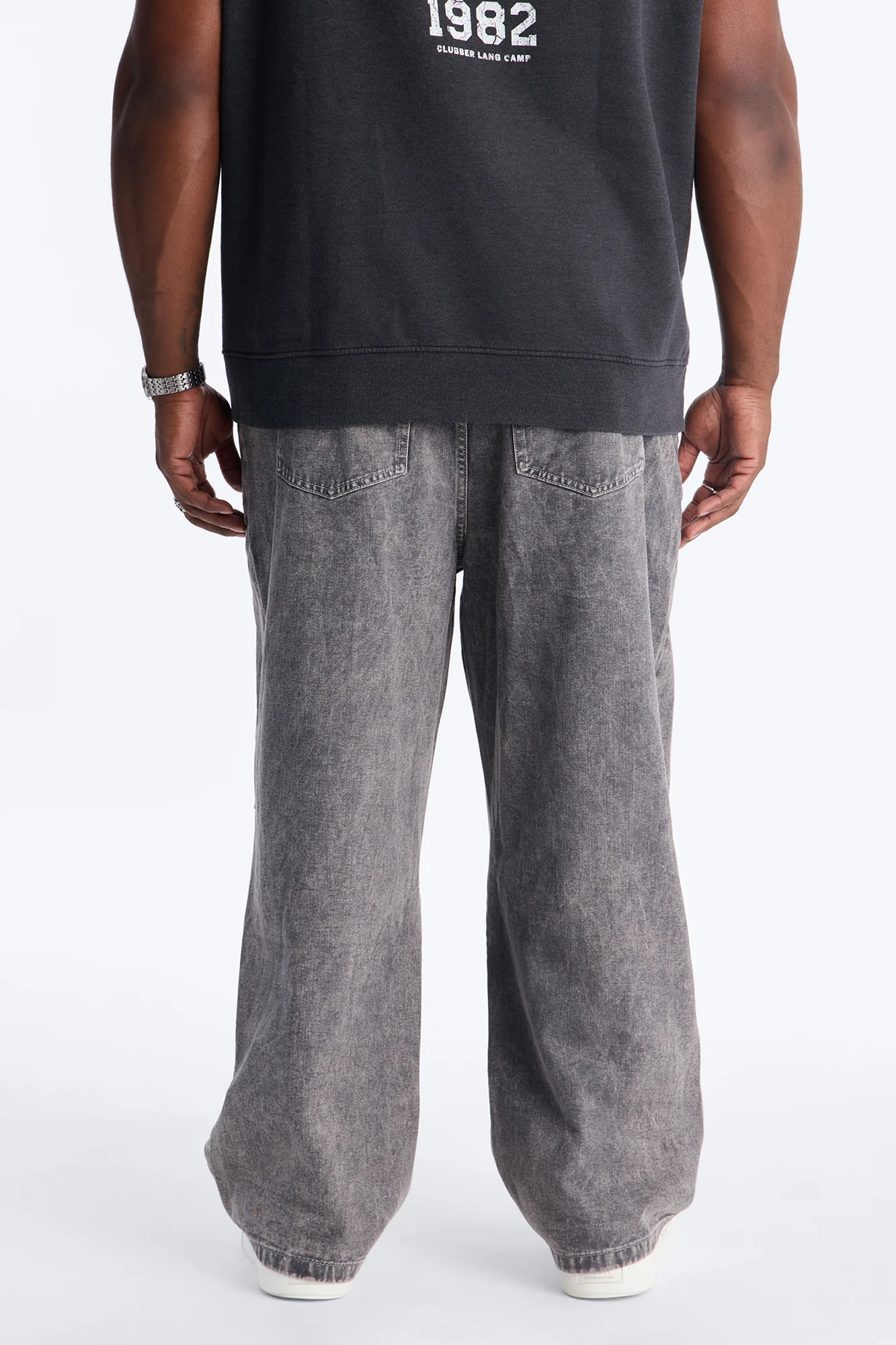 Baggy Neo Cargo Jean - Black Wash - Image 10