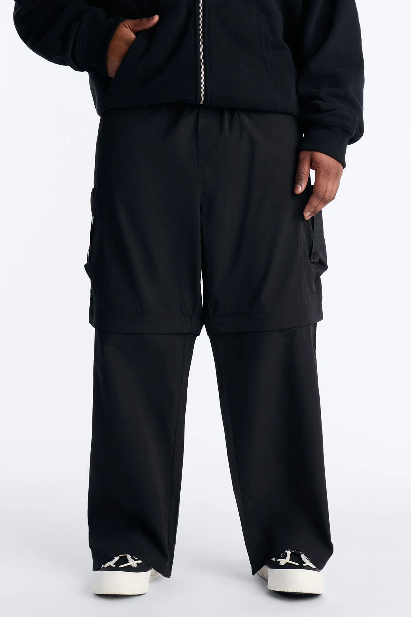 Baggy NX-2 Convertible Cargo Pant - Black - Image 5