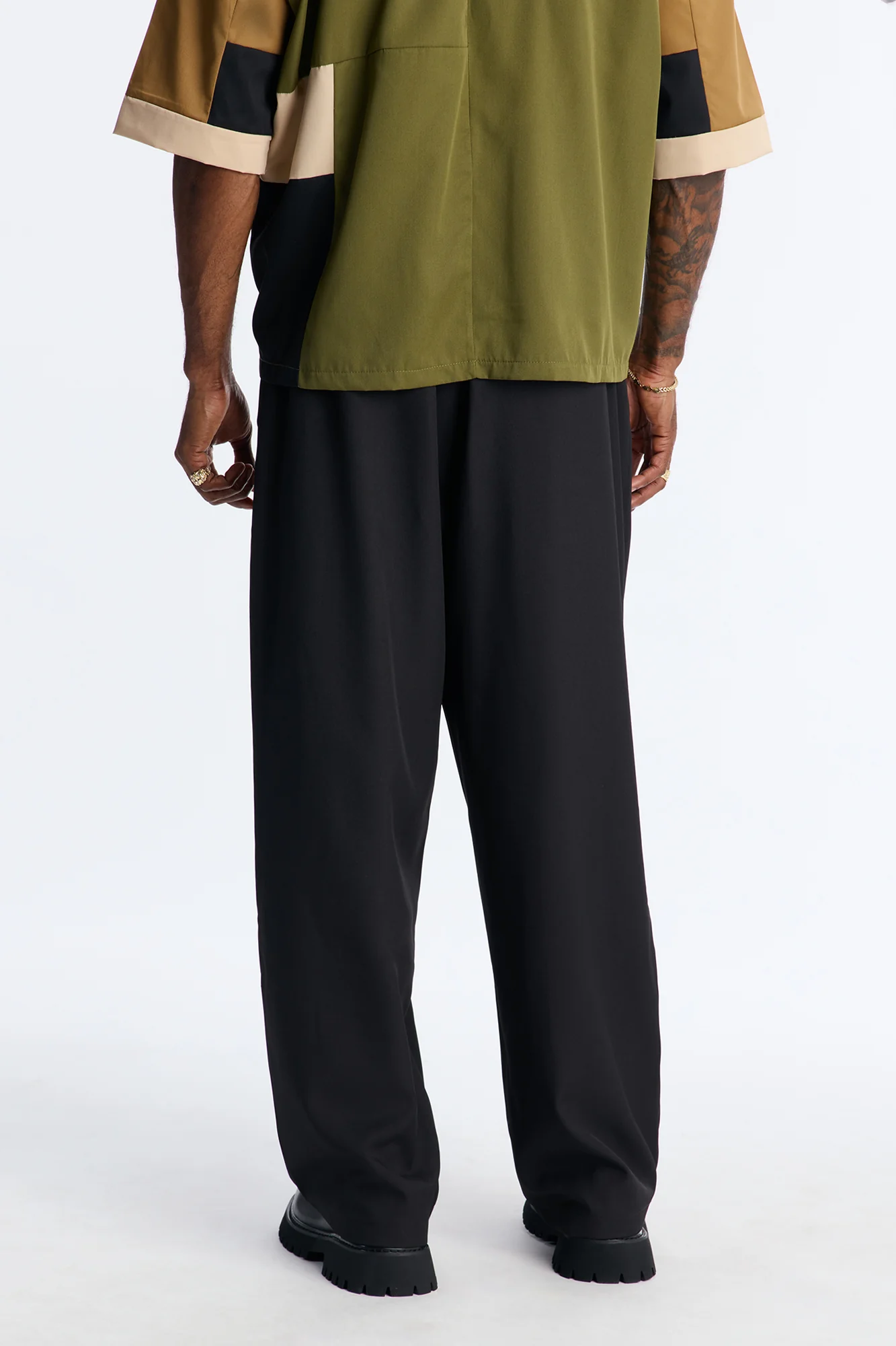 Baggy Pearson Wave Trouser - Black - Image 4