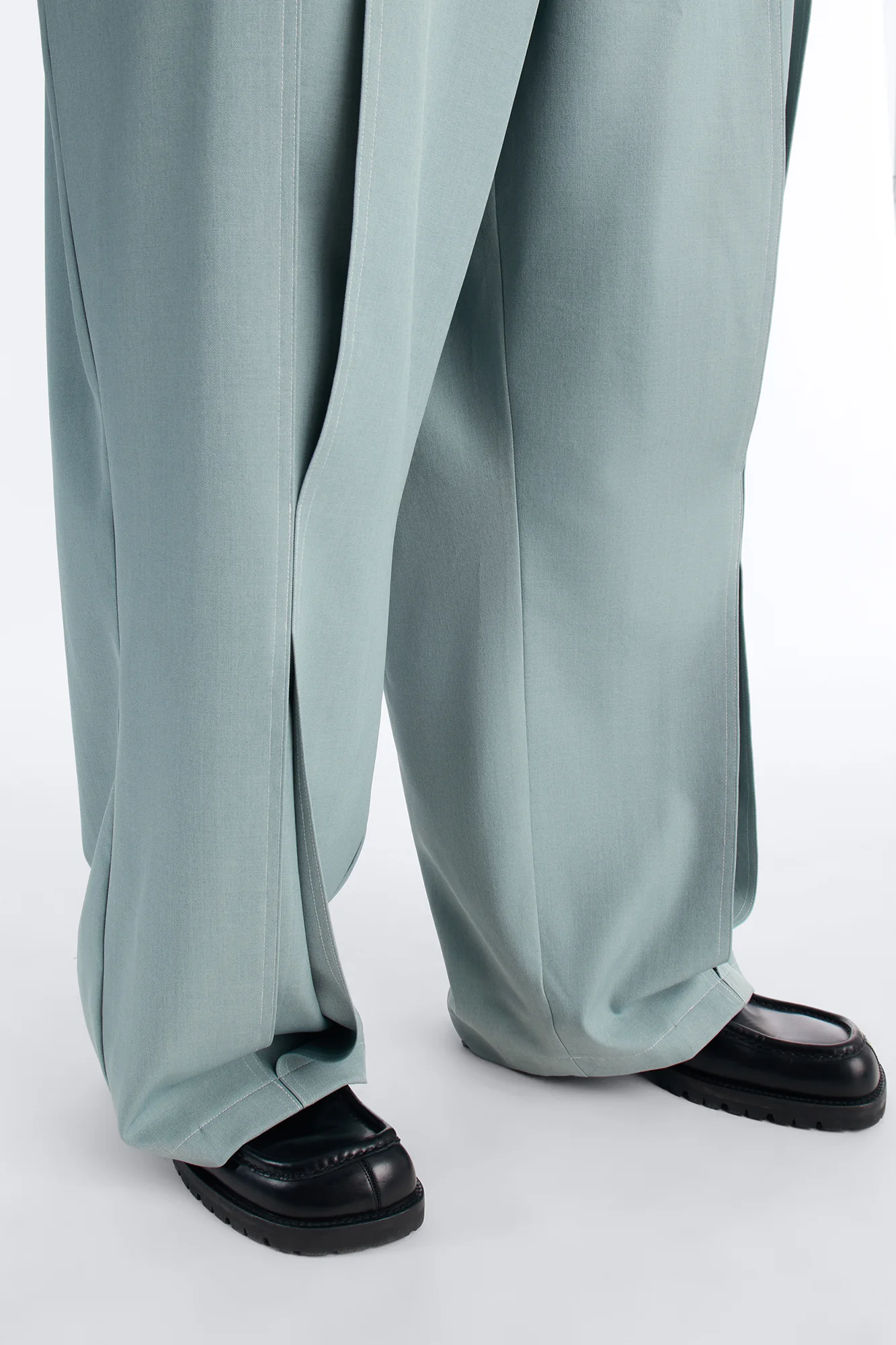 Baggy Pearson Wave Trouser - Blue - Image 9