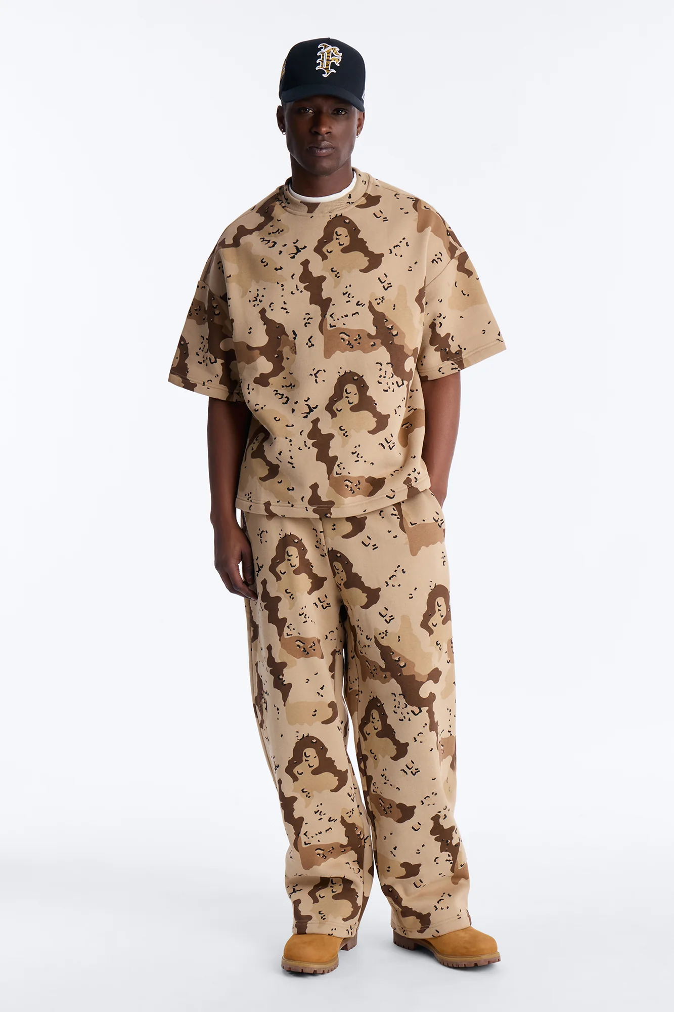 Baggy Time Warp Camo Sweatpants - Camouflage - Image 2