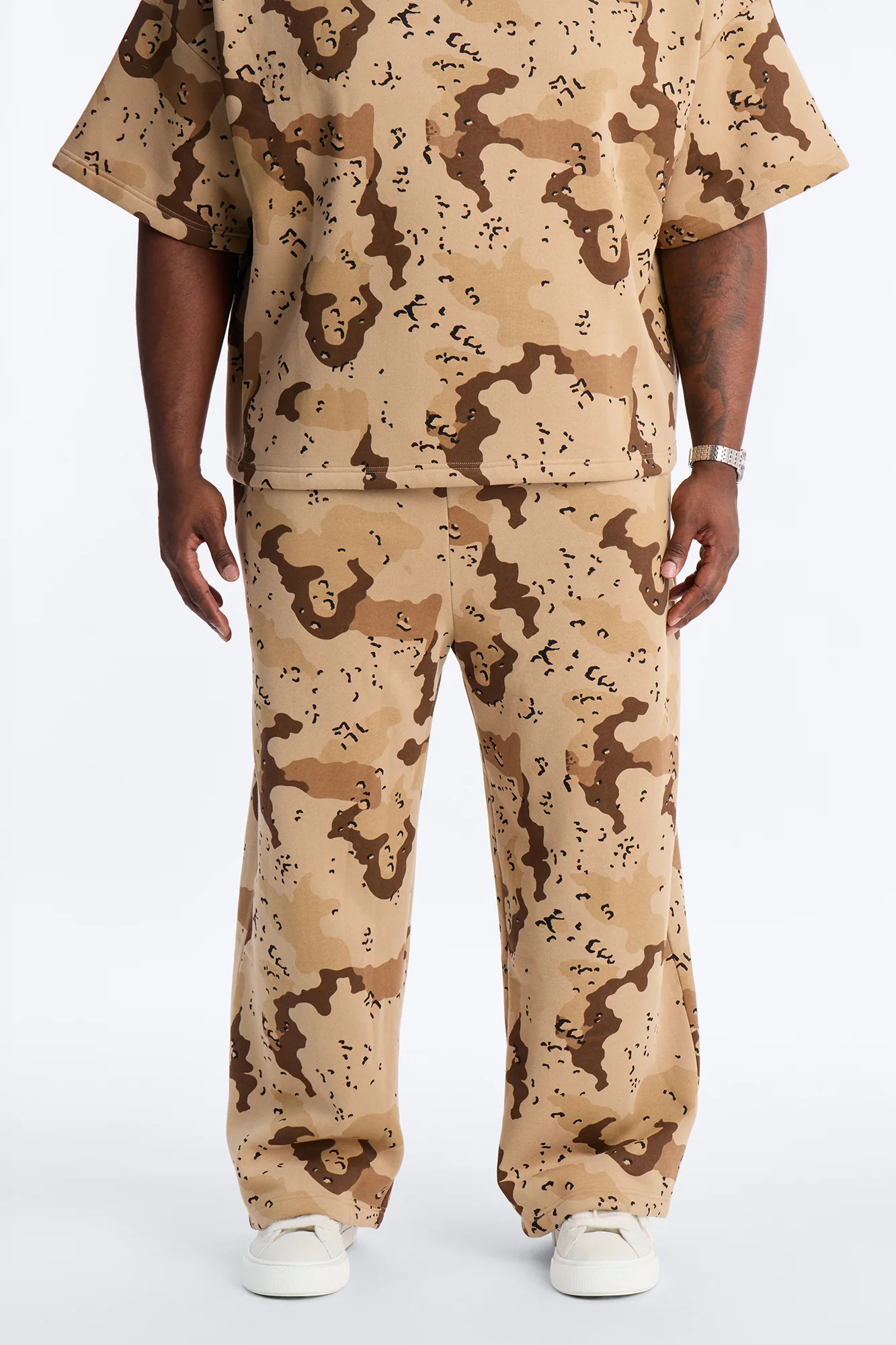 Baggy Time Warp Camo Sweatpants - Camouflage - Image 6