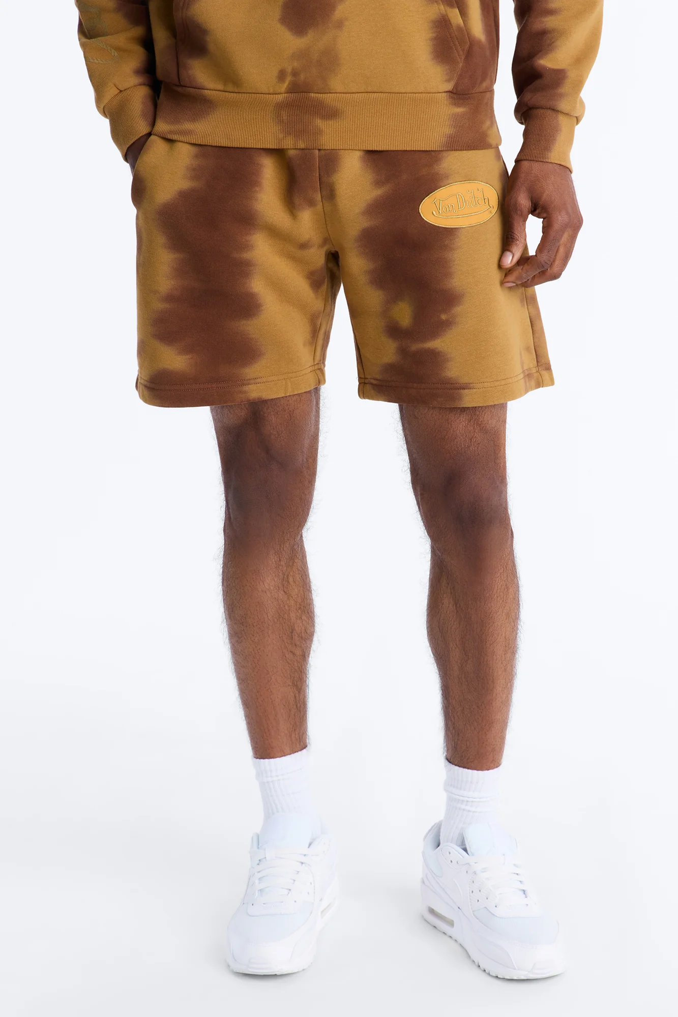 Baggy Von Dutch Ranch Most Wanted Sweatshort - Brown