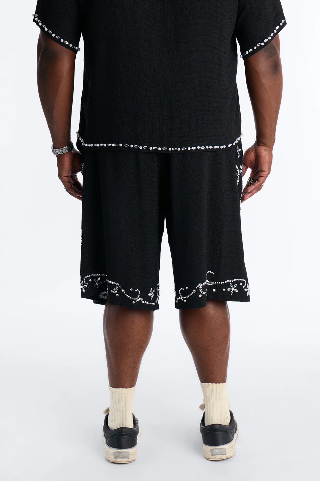 Baggy Wanderlust Pearl Journey Short - Black - Image 10
