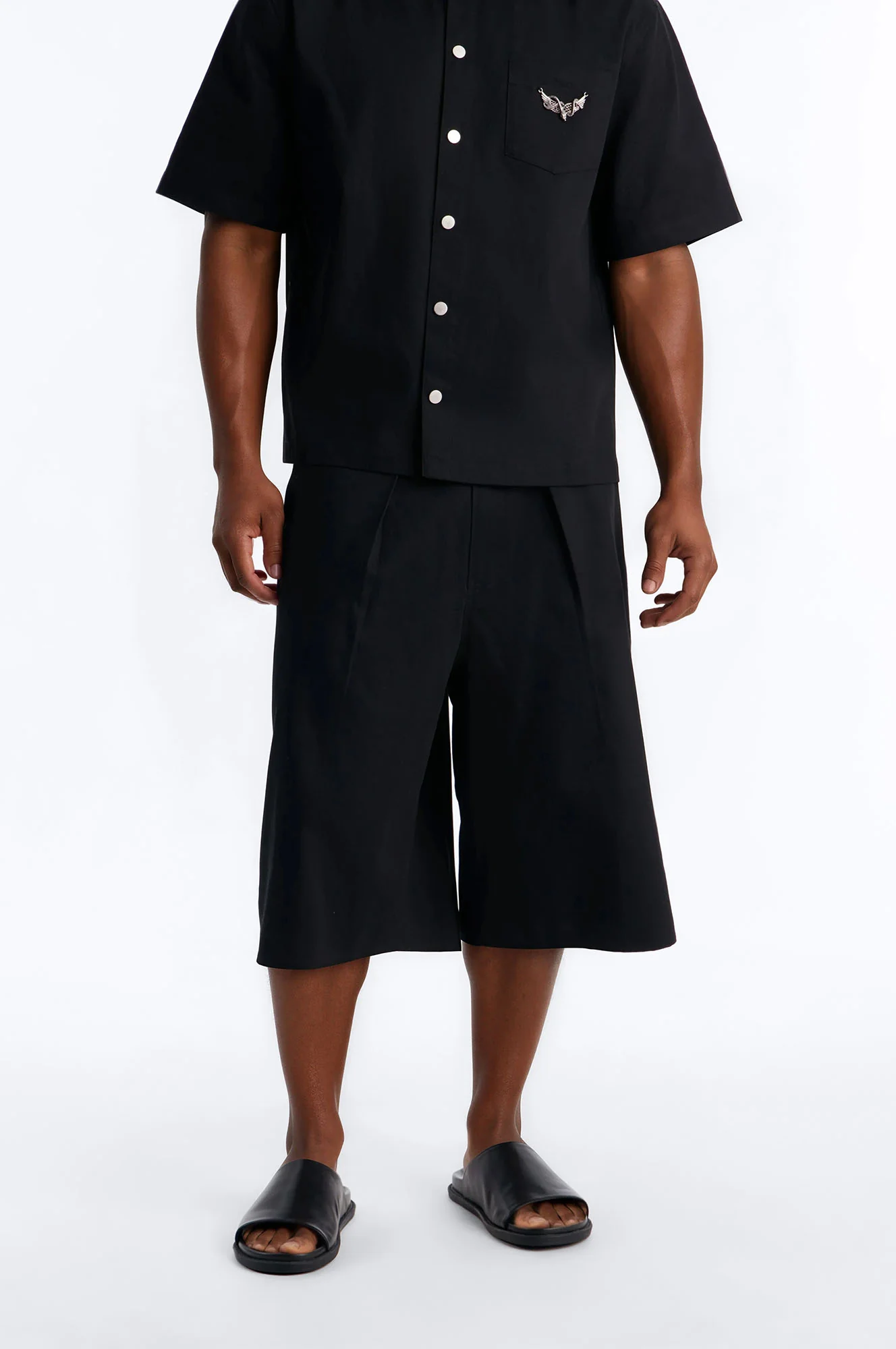 Baggy Winged Viper Short - Black - Image 2