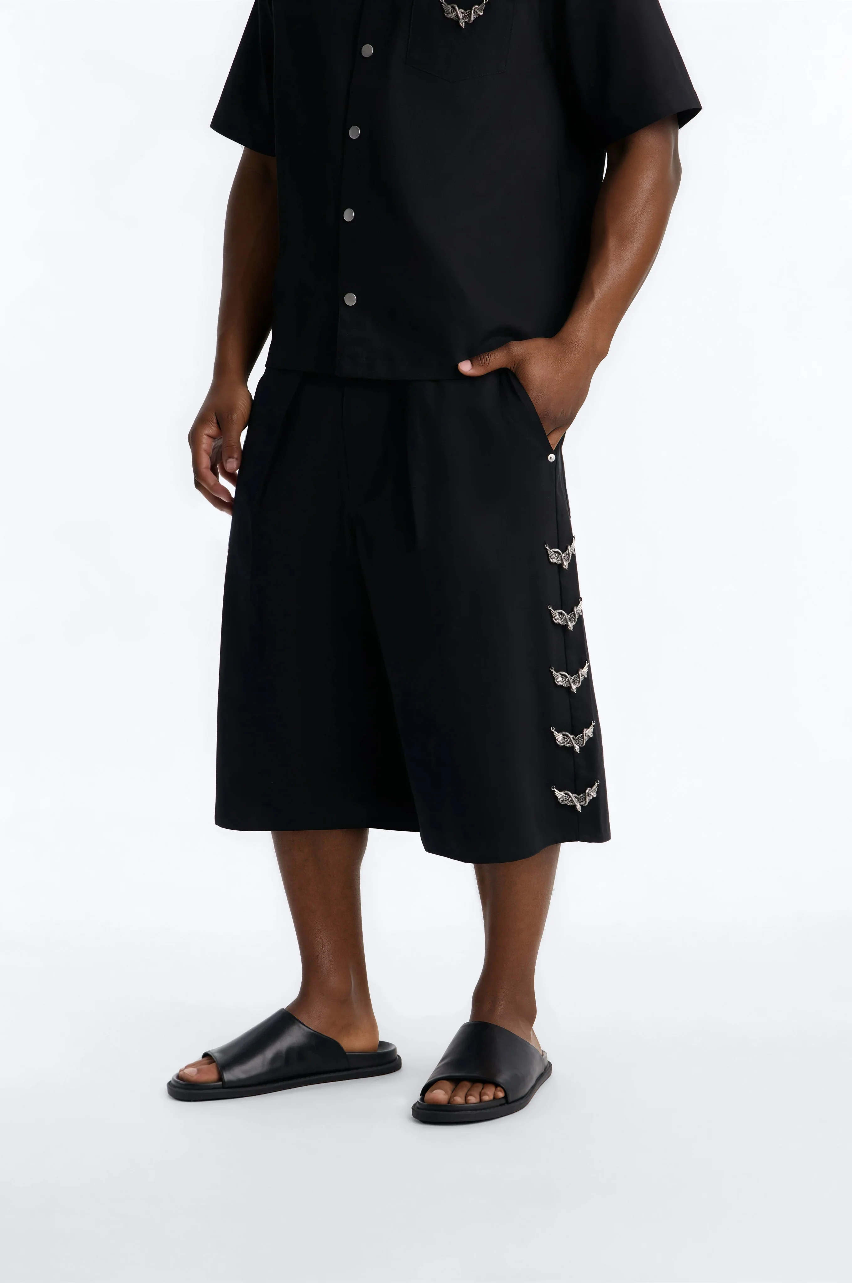 Baggy Winged Viper Short - Black - Image 3