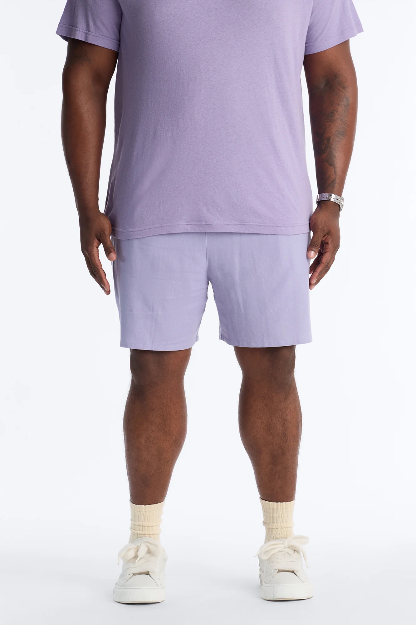 Bahamas Linen Slim Short - Lavender - Image 4