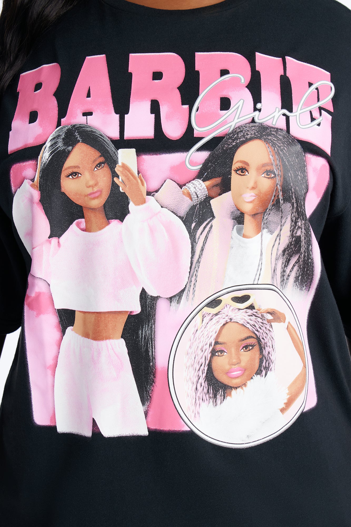 Barbie BHM Barbie Girl Tee - Black - Image 6