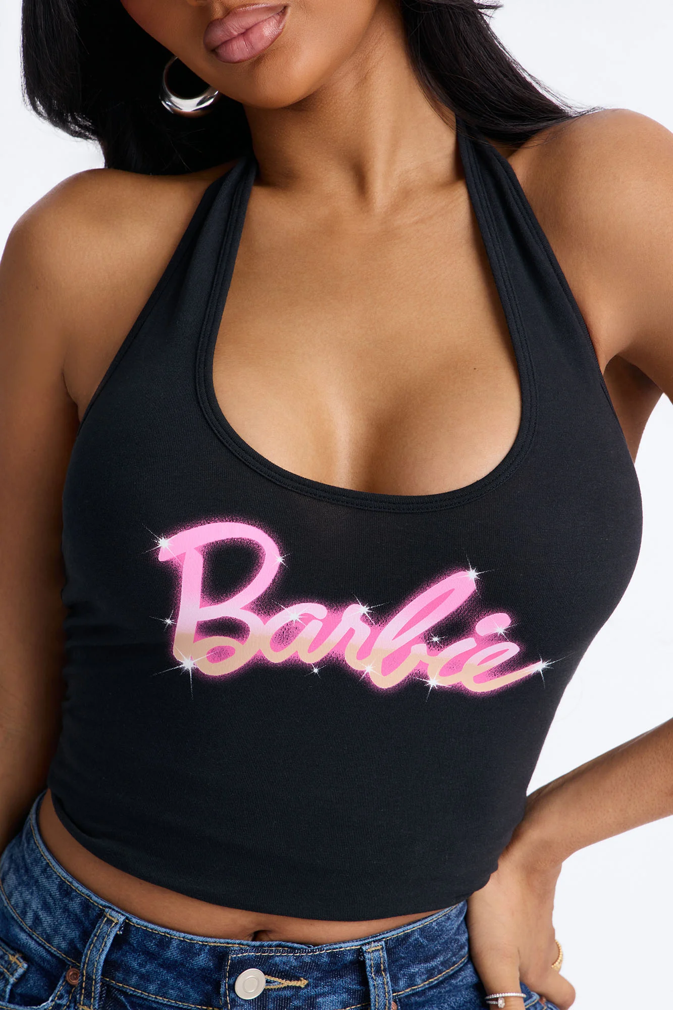 Barbie BHM Halter Top - Black - Image 3