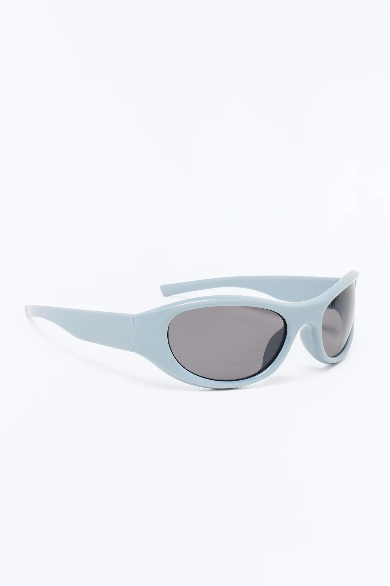 Barcelona Oval Sunglasses - Grey - Image 4