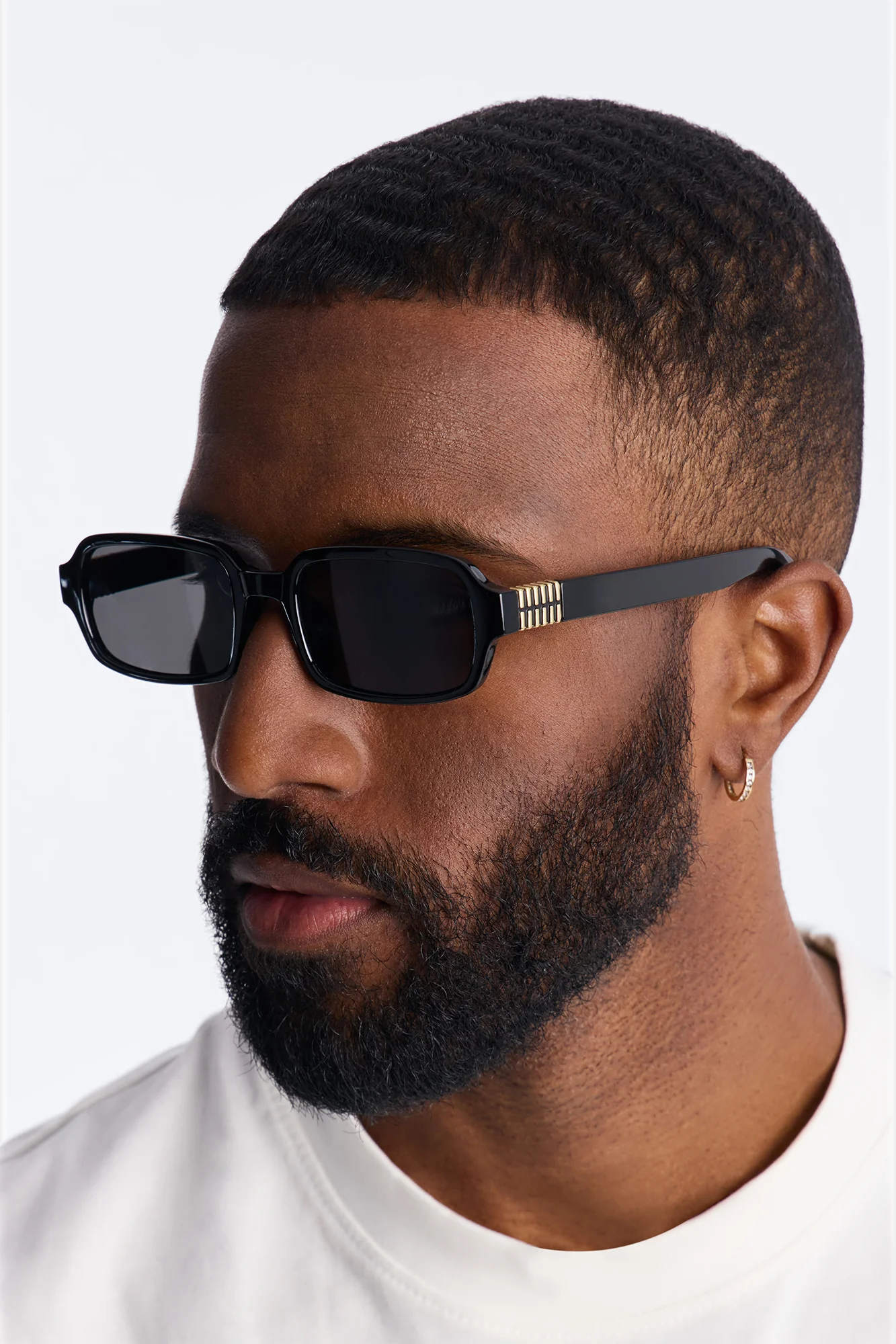Barcode Streamline Sunglasses - Black - Image 2