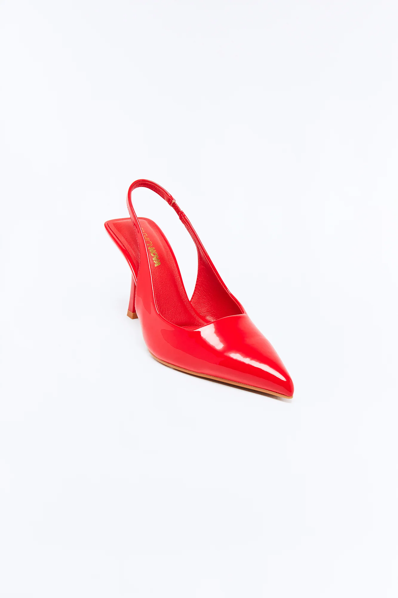 Bari Patent Slingback Pumps - Red - Image 2