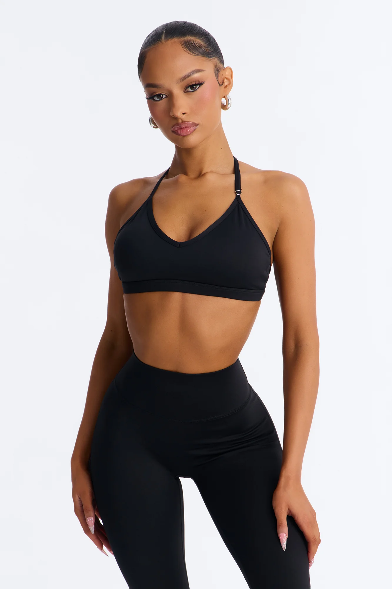 Barre Babe Active Capri Set - Black - Image 2