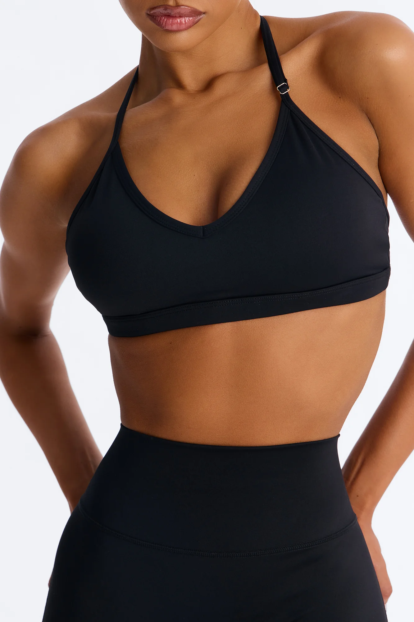 Barre Babe Active Capri Set - Black - Image 3