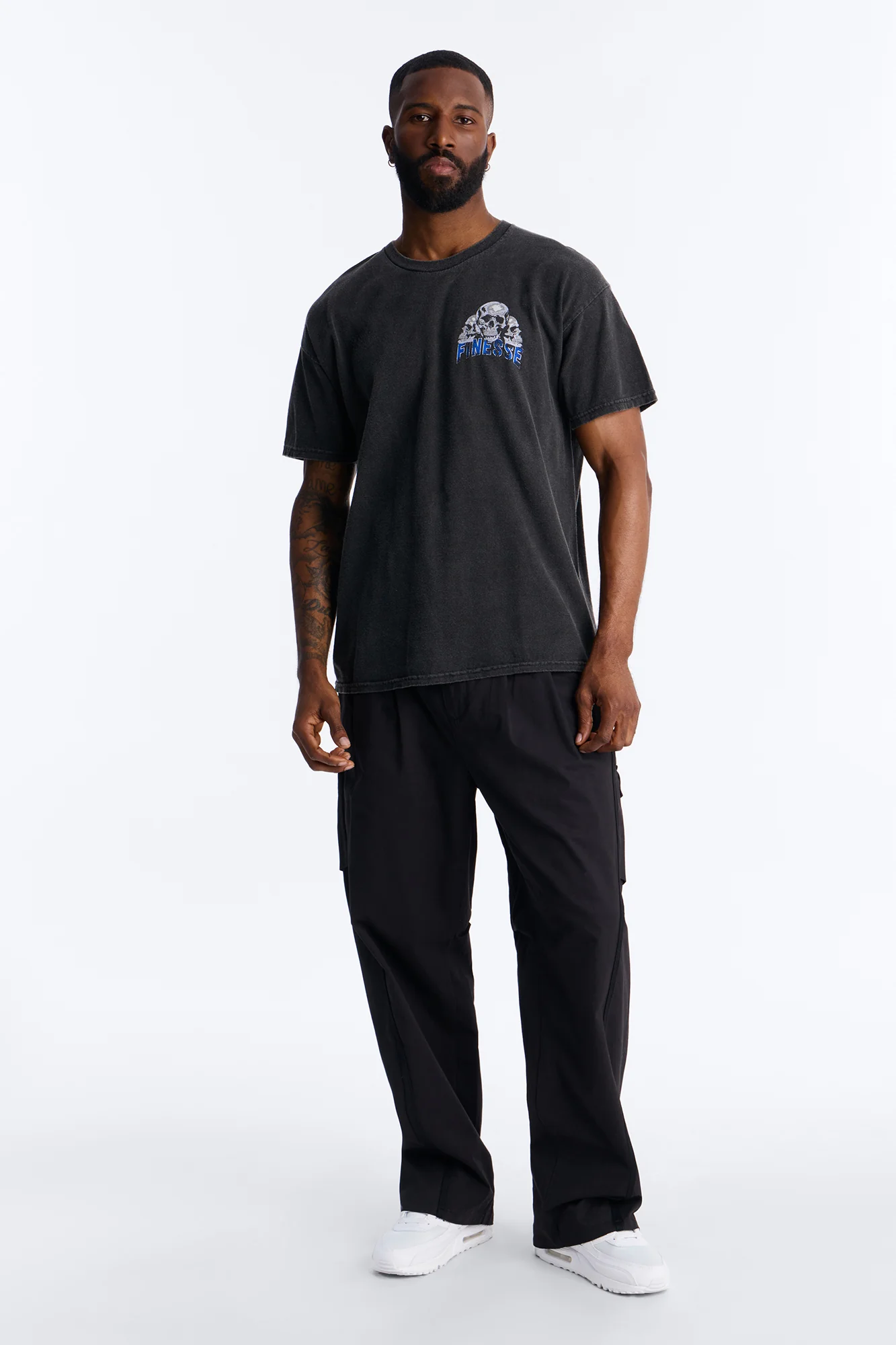 Barrel Accordion Pant - Black - Image 2